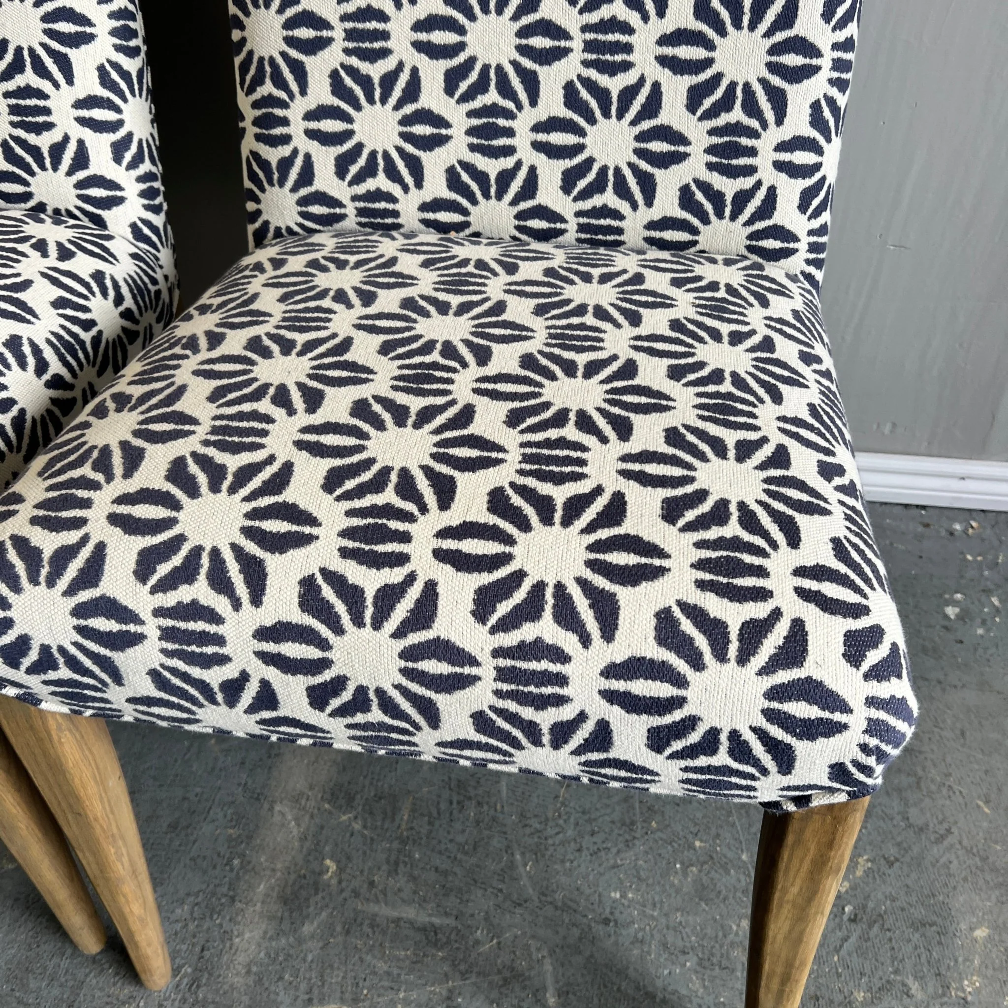 Anthropologie pair of dining chairs - Image 4