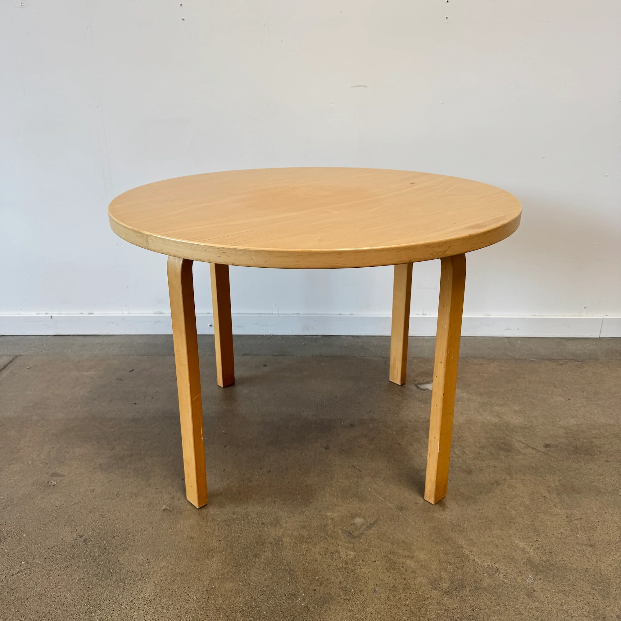 Artek Aalto Birchwood Round table "90A"