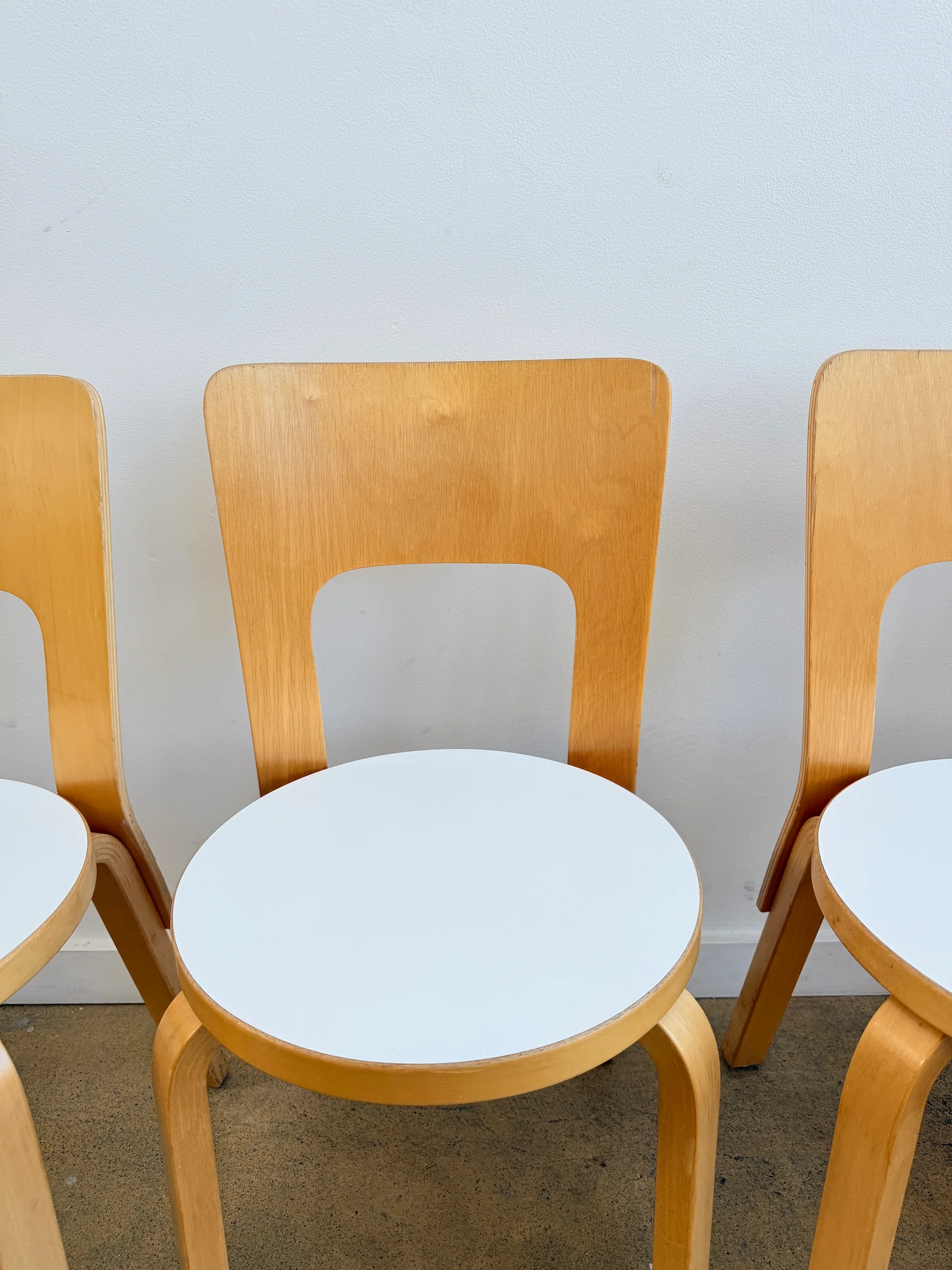 Artek "Set of 6" Aalto Chair 66 - Image 2