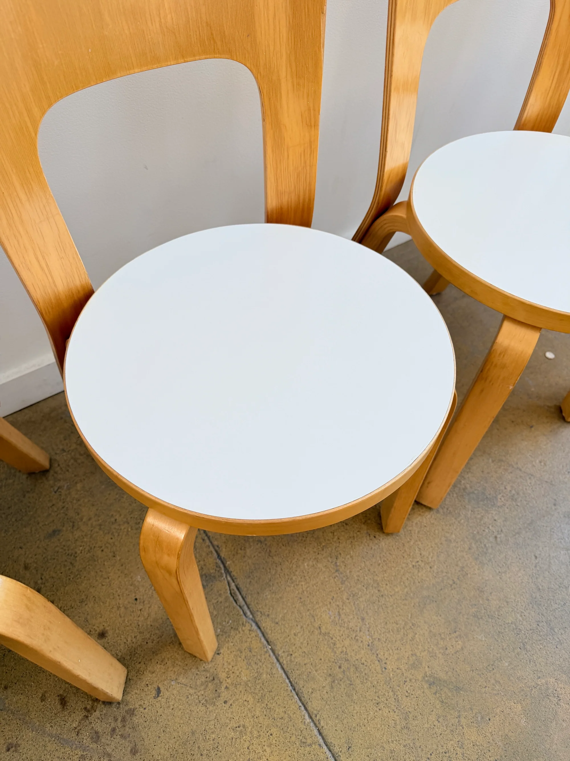 Artek "Set of 6" Aalto Chair 66 - Image 3