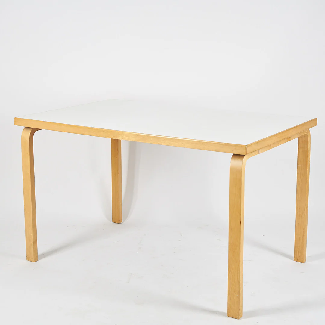 Authentic! ALVAR AALTO Dining Table & 4 upholstered chairs for Artek. - Image 3