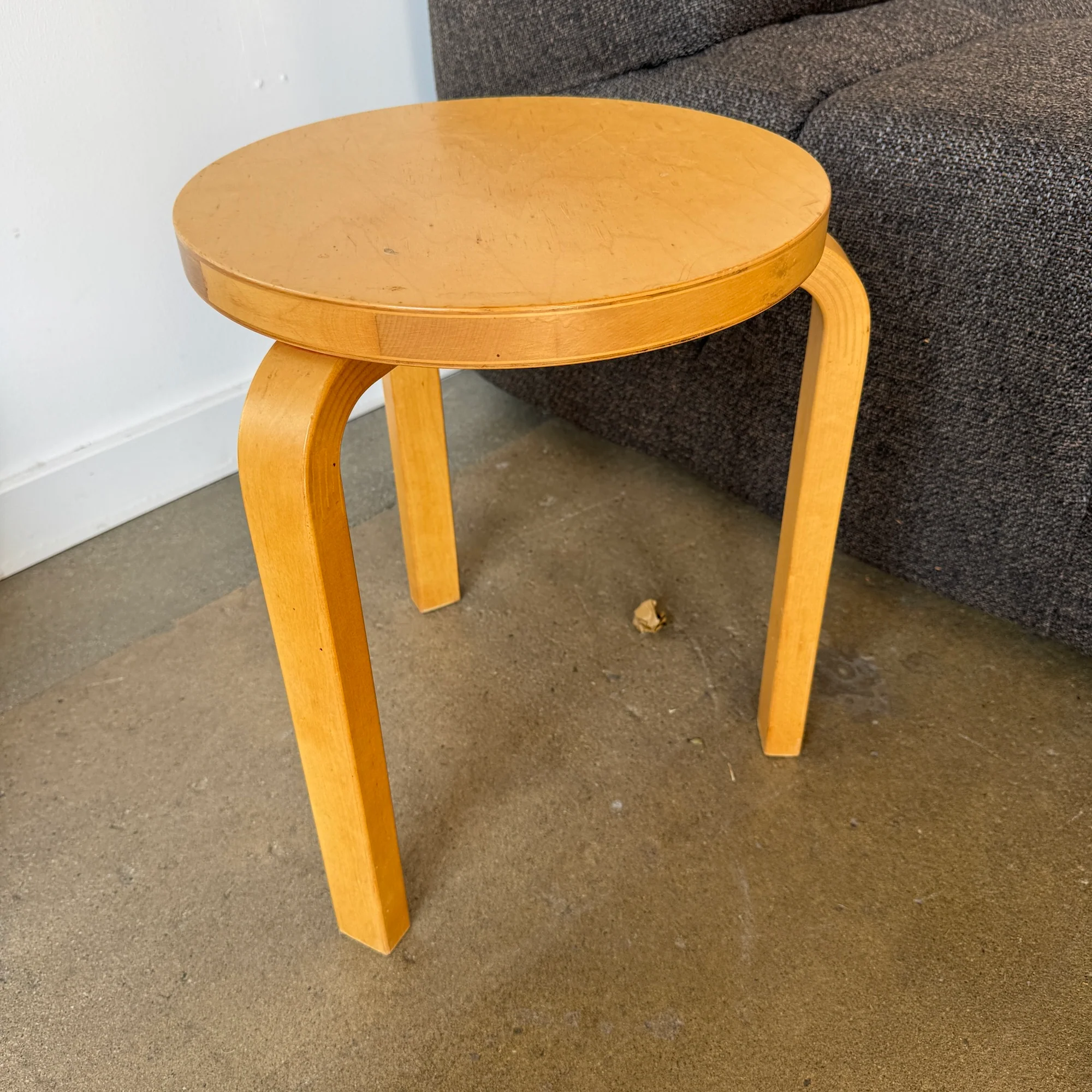 Authentic! Artek Aalto Stool 60 - Image 2