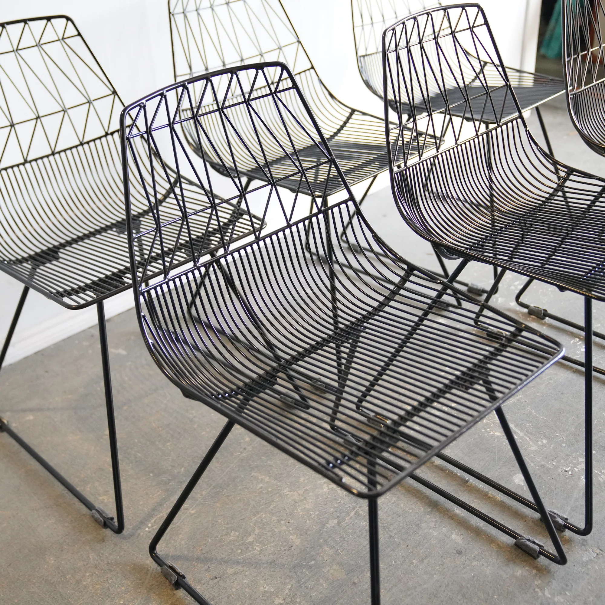 Authentic Bend Goods Set of 6 Stacking dining chairs - Image 4
