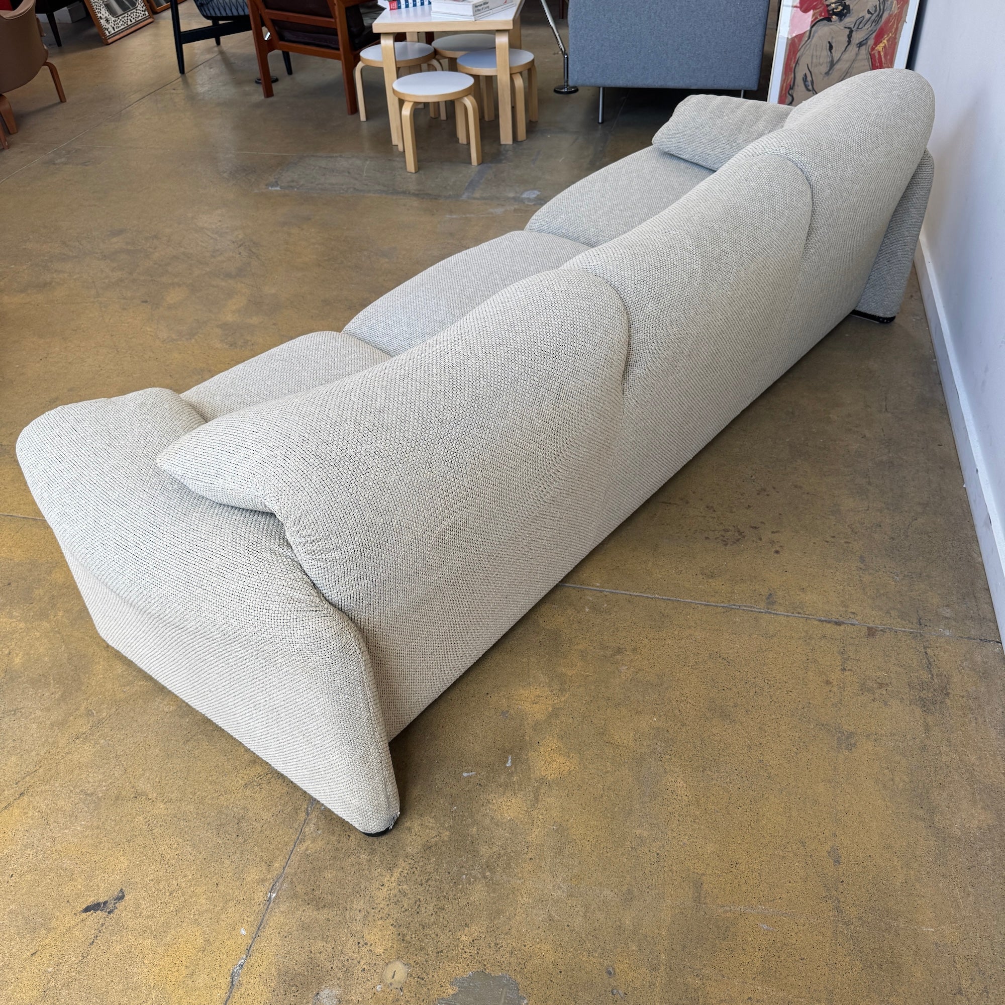 Authentic! Cassina Maralunga Three-Seater Sofa by Vico Magistretti - Image 10