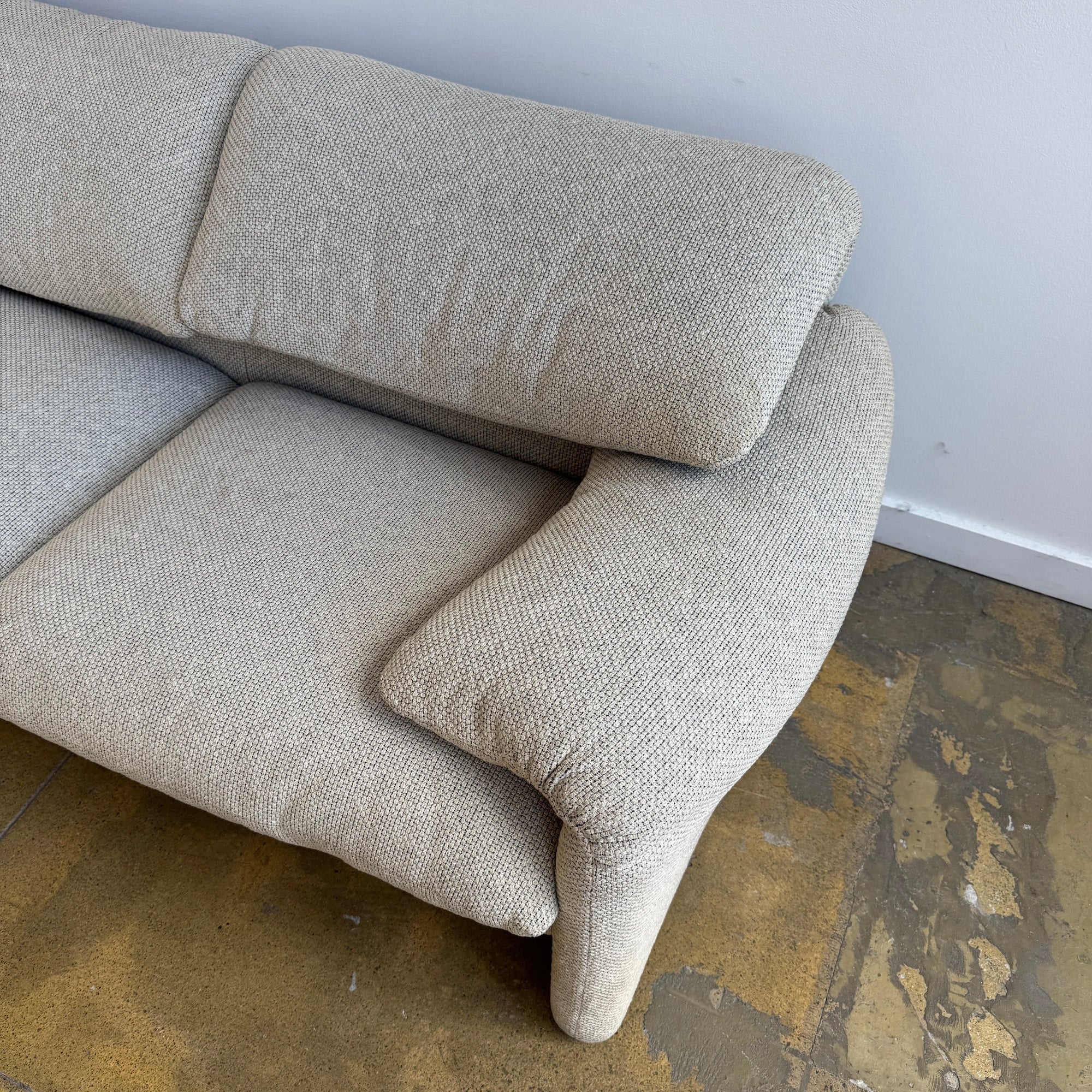 Authentic! Cassina Maralunga Three-Seater Sofa by Vico Magistretti - Image 7
