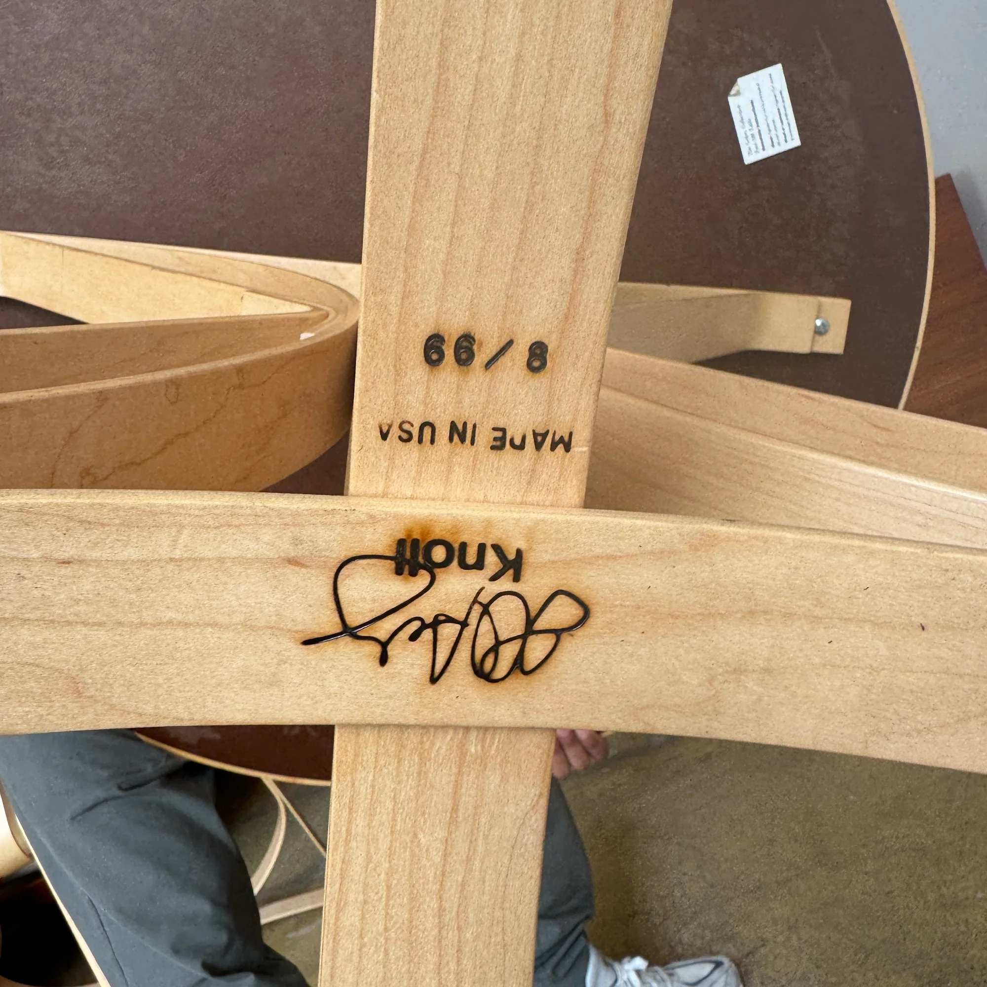 Authentic! Gehry face off table by Frank Gehry for Knoll - Image 13