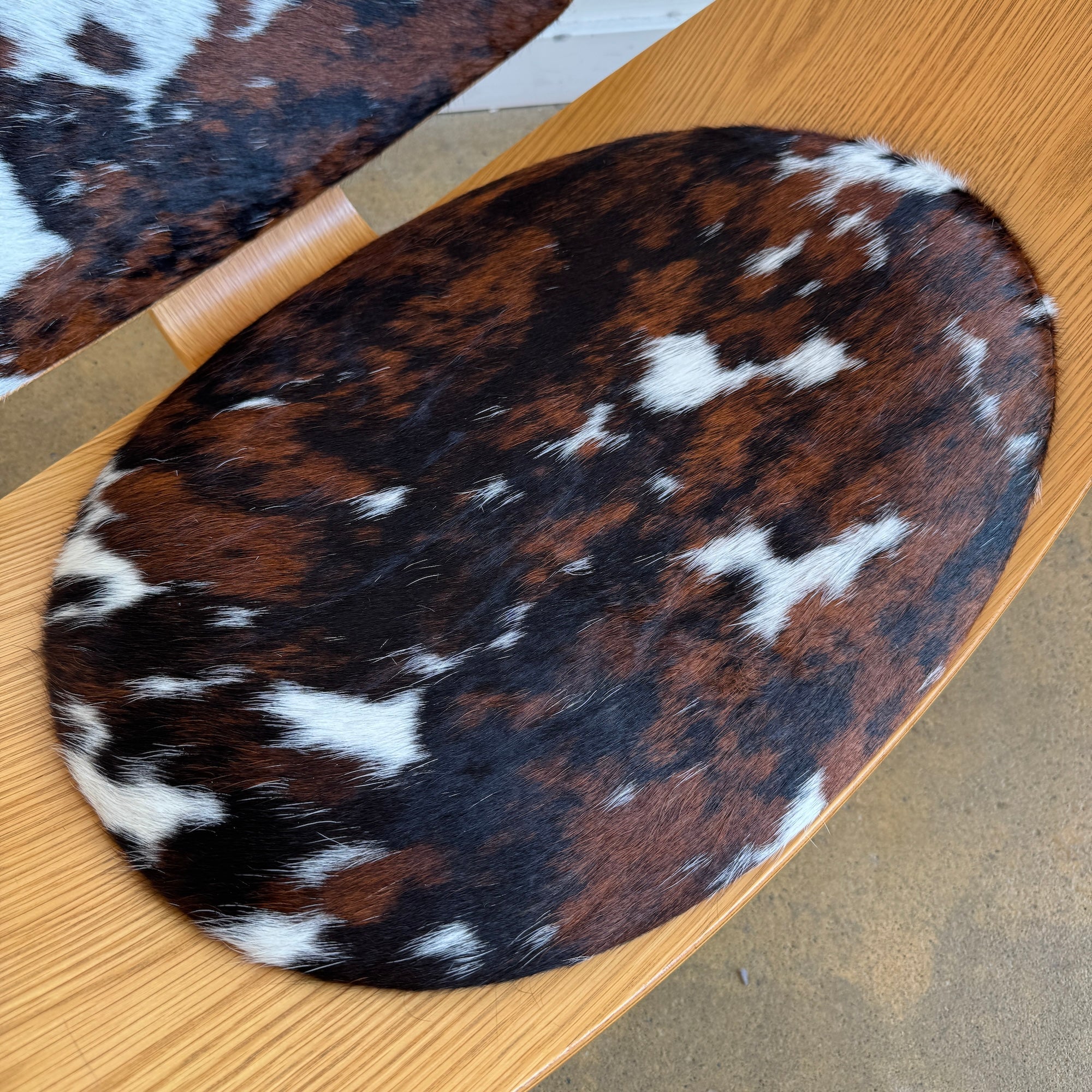 Authentic! Hans Wegner Shell chair by Carl Hansen & Søn (Spinnybeck Cowhide) - Image 6