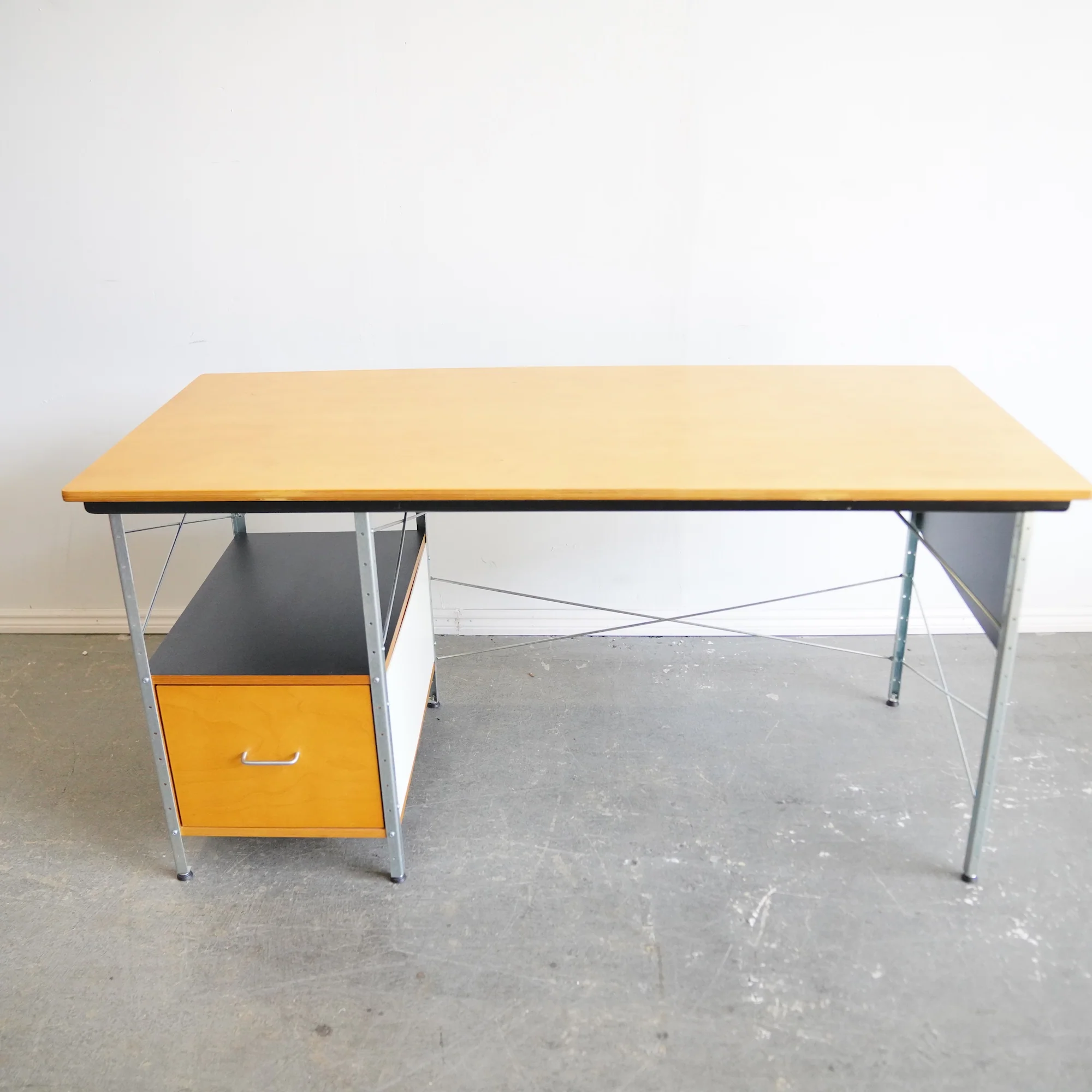 Authentic Herman Miller Eames Desk Unit with Storage - Image 2