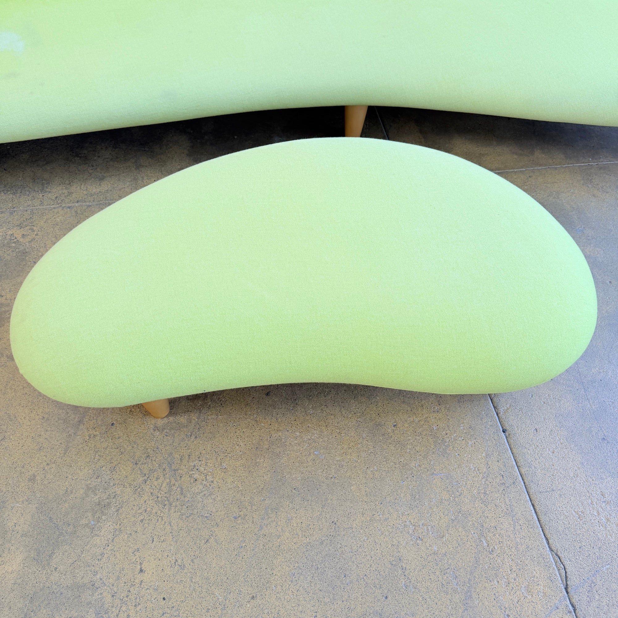 Authentic Isamu Noguchi Free Form Sofa + Ottoman by Vitra (Free Upholstery) - Image 7