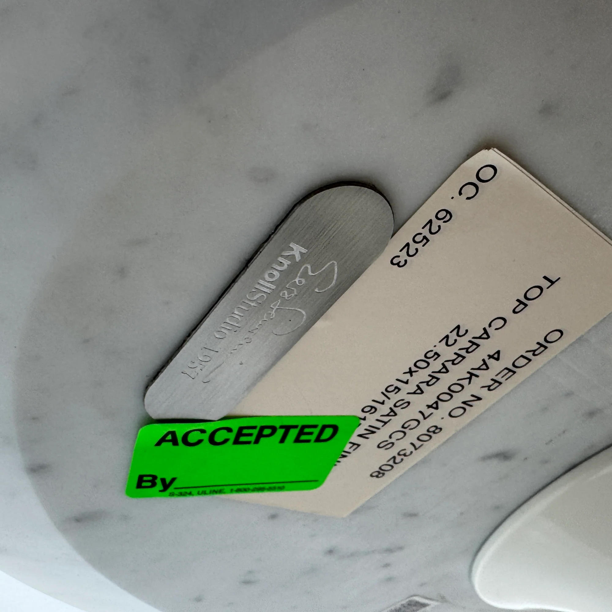 Authentic! Knoll® Saarinen Oval Marble Side Table - Image 5