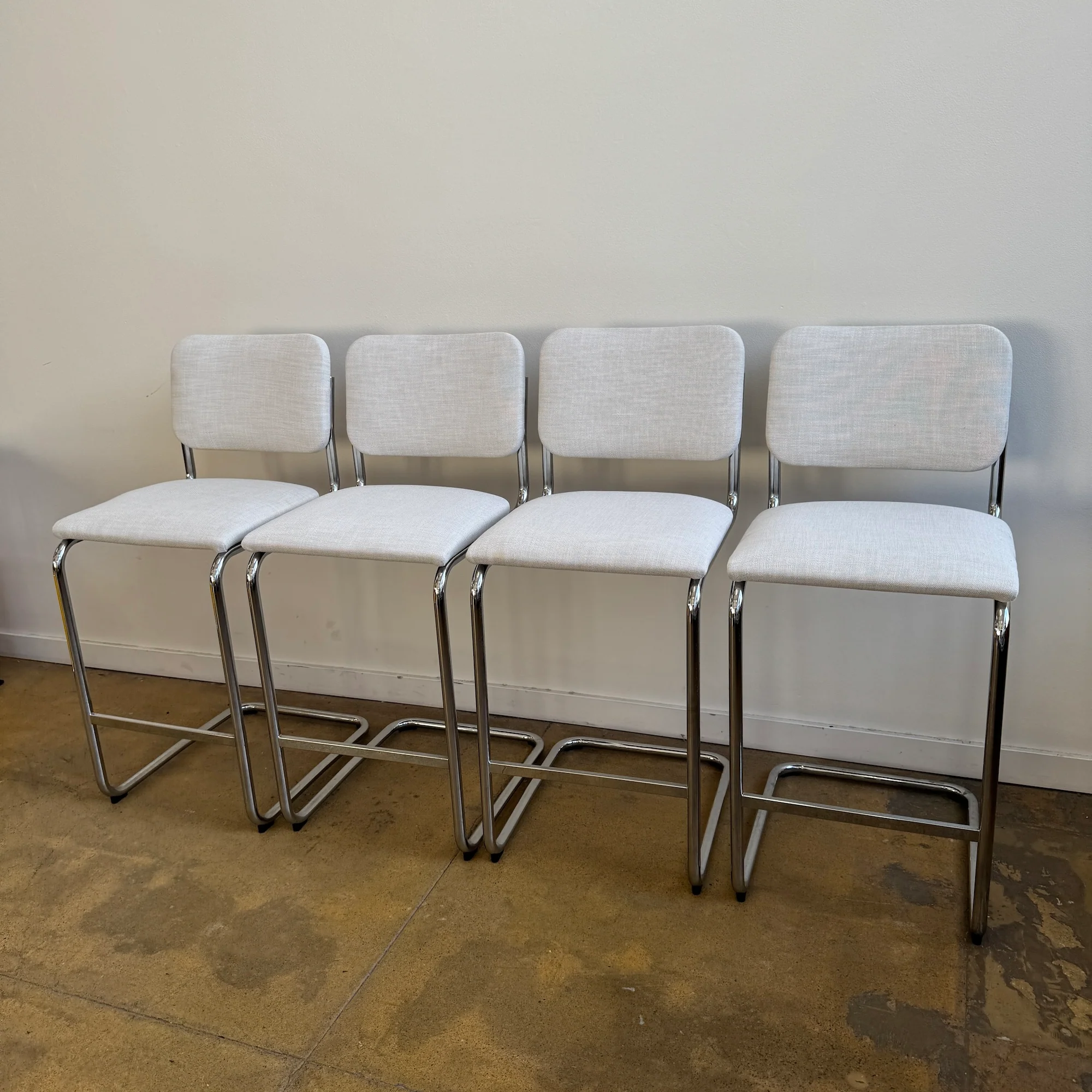 Authentic! Knoll Cesca Barstools by Marcel Breuer (New Condition) - Image 3