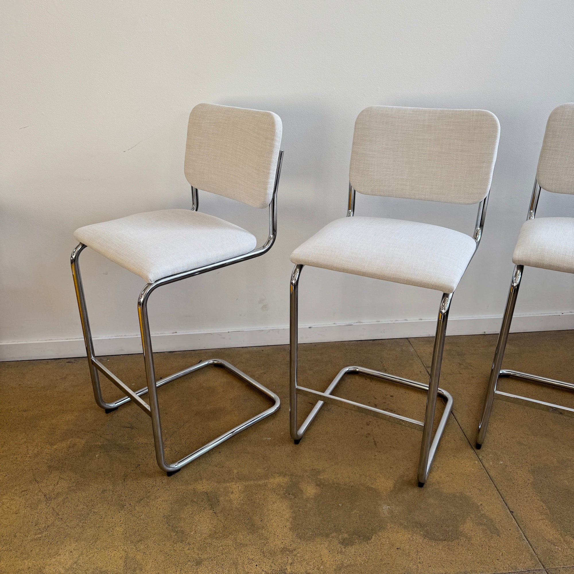 Authentic! Knoll Cesca Barstools by Marcel Breuer (New Condition) - Image 6