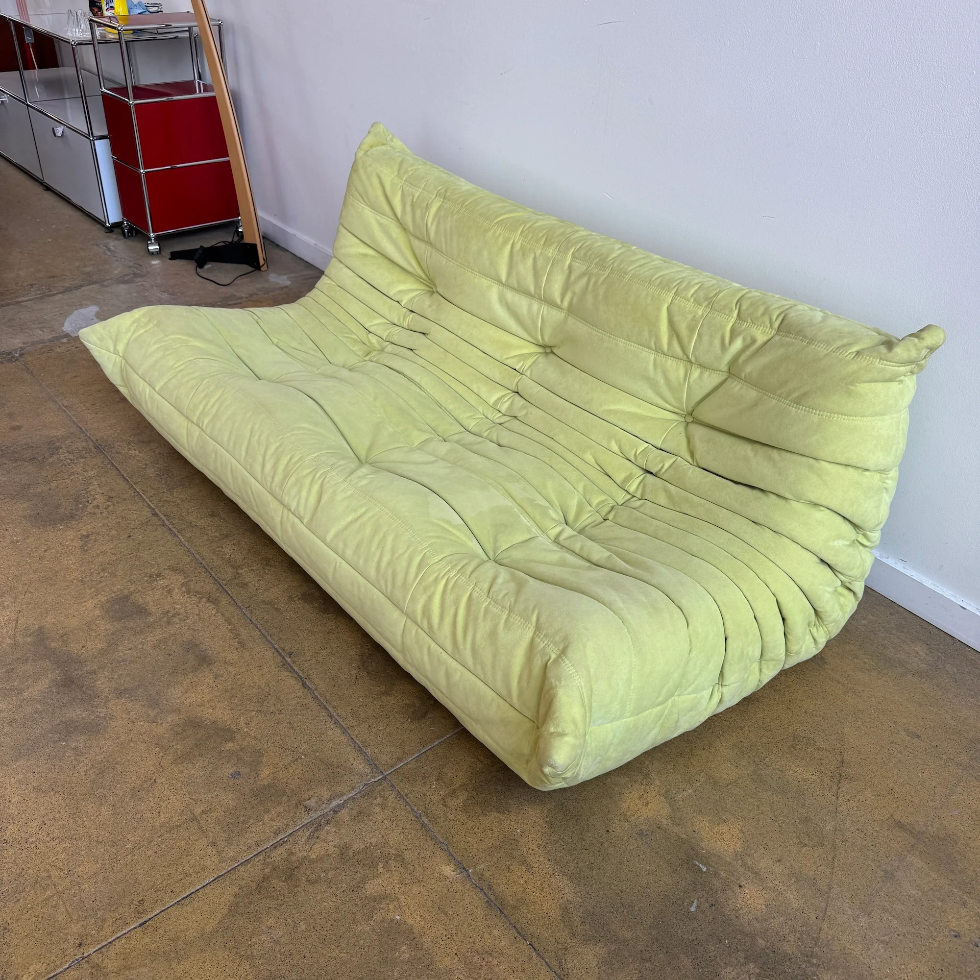 Authentic! Ligne Roset Three Seater Togo Sofa - Alcantara Fabric - Image 3