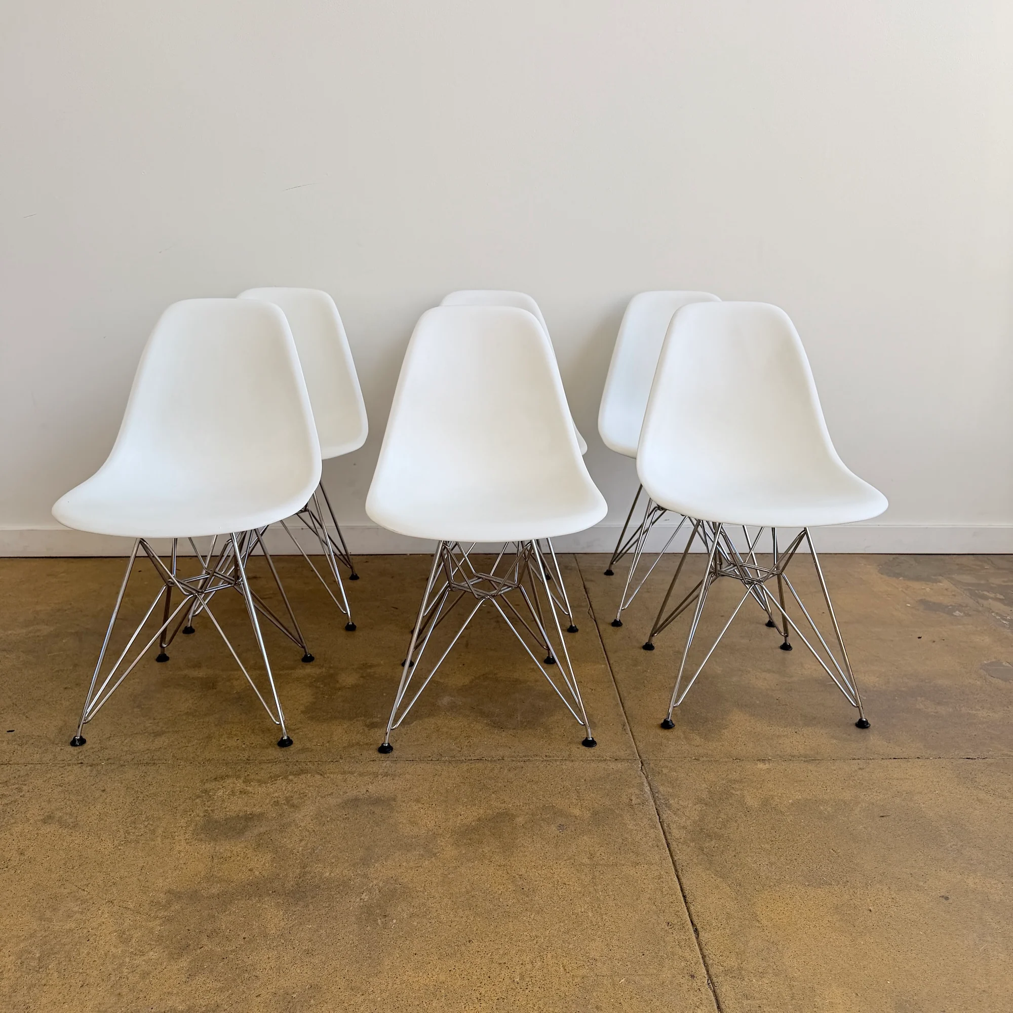 Authentic! Vitra Eames Plastic Molded Chairs - Set of 6 - Image 2