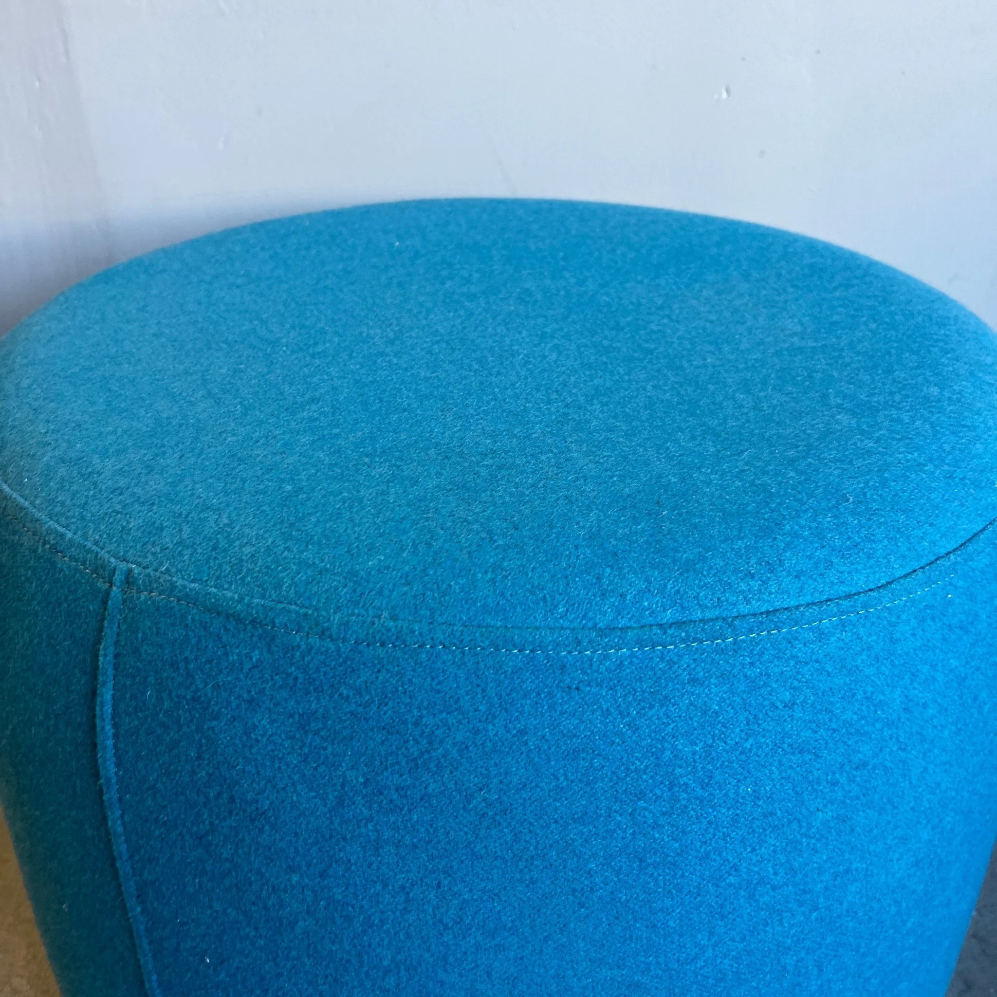 Bernhardt Apel Ottoman in Blue color - Image 2