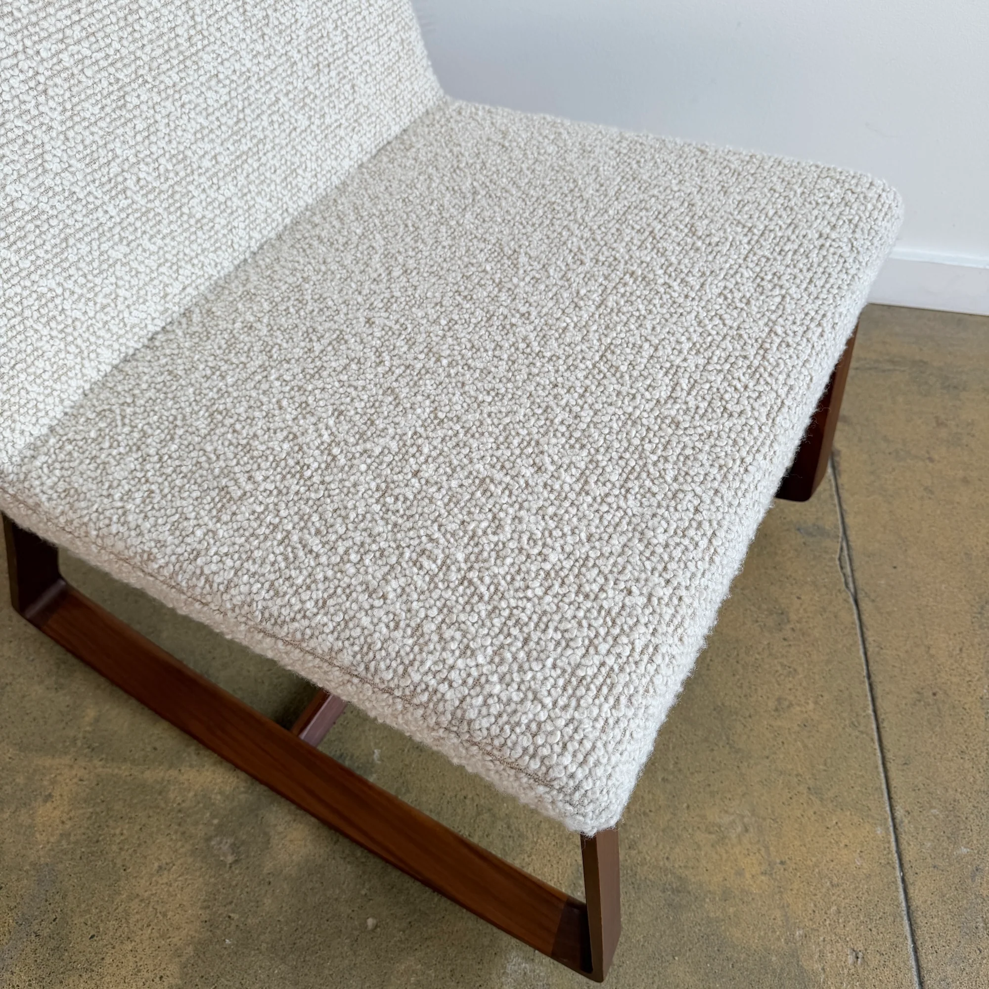 Bernhardt Design Boucle Walnut Remix Rocking Chair - Image 3