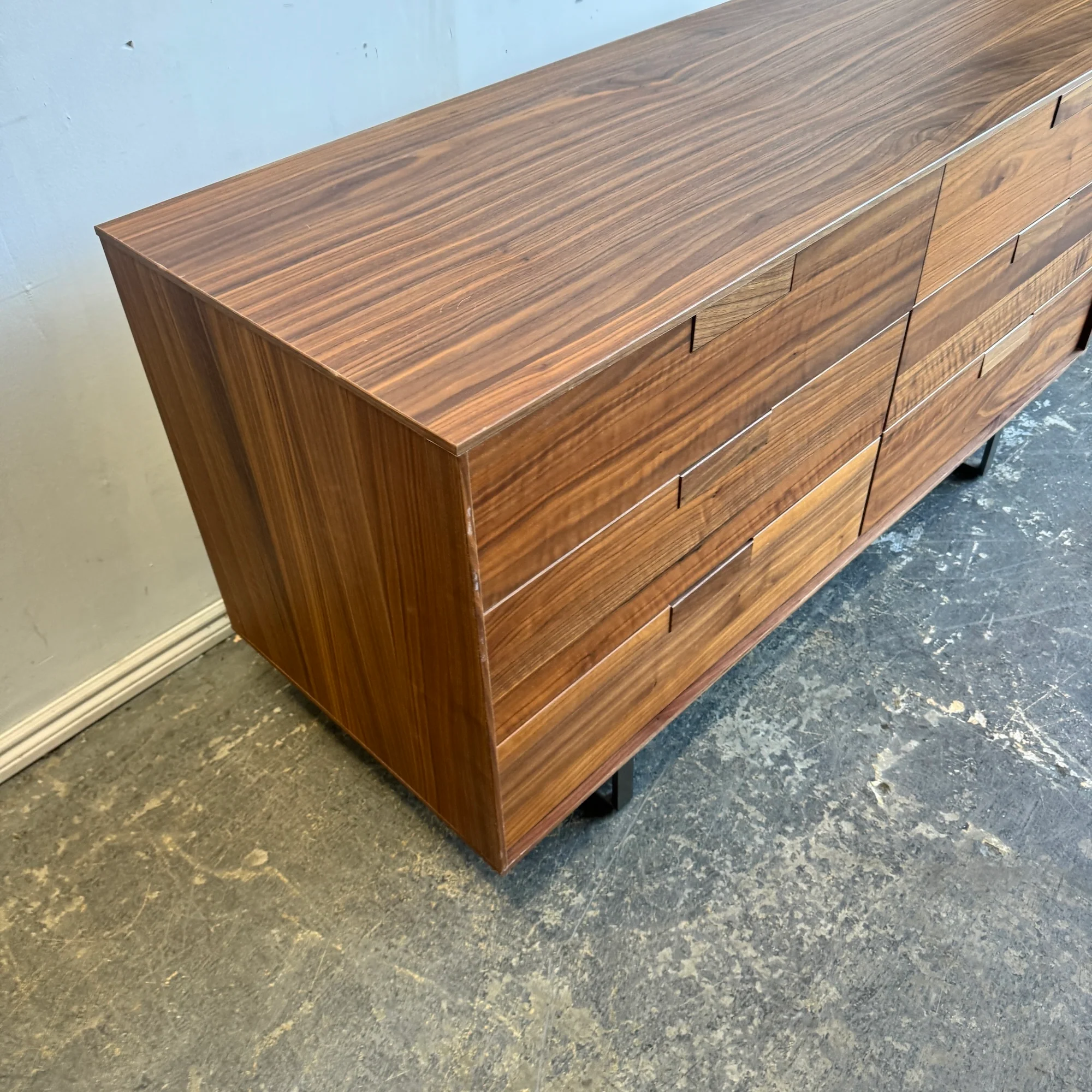 Blu Dot Series 11 6 Drawer Dresser Walnut - Image 6