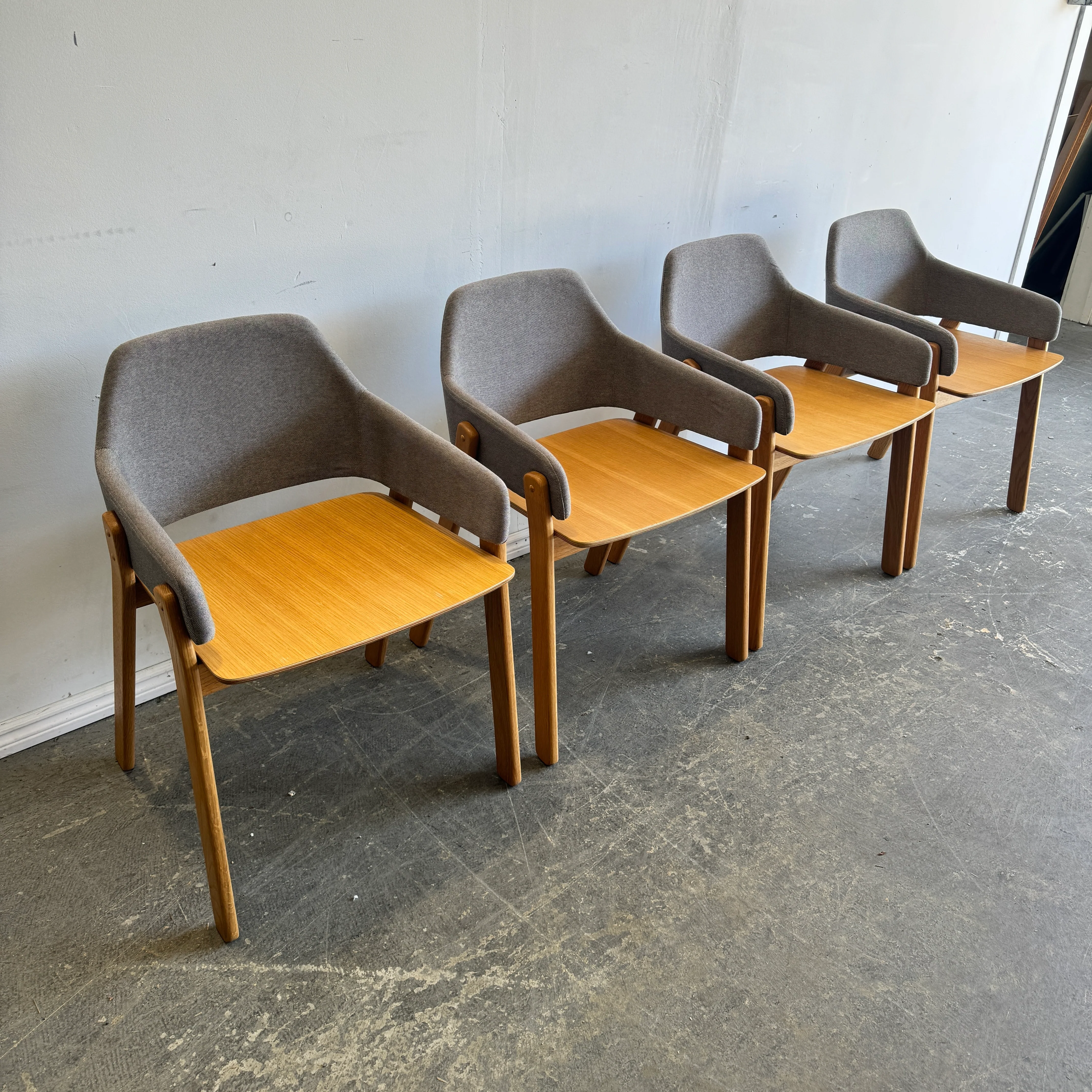 Blu Dot Set of 4 Clutch Dining chairs - Image 3