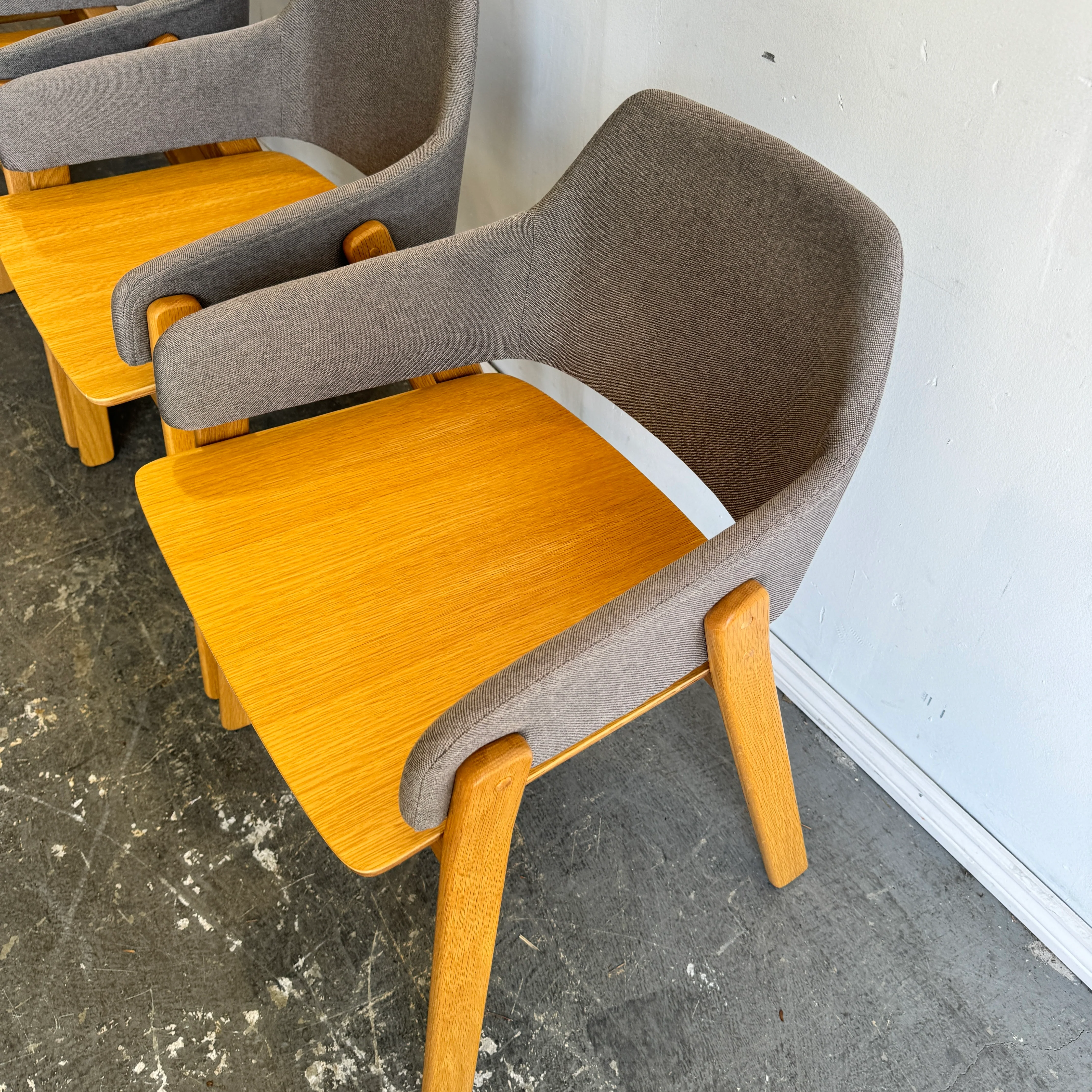 Blu Dot Set of 4 Clutch Dining chairs - Image 6