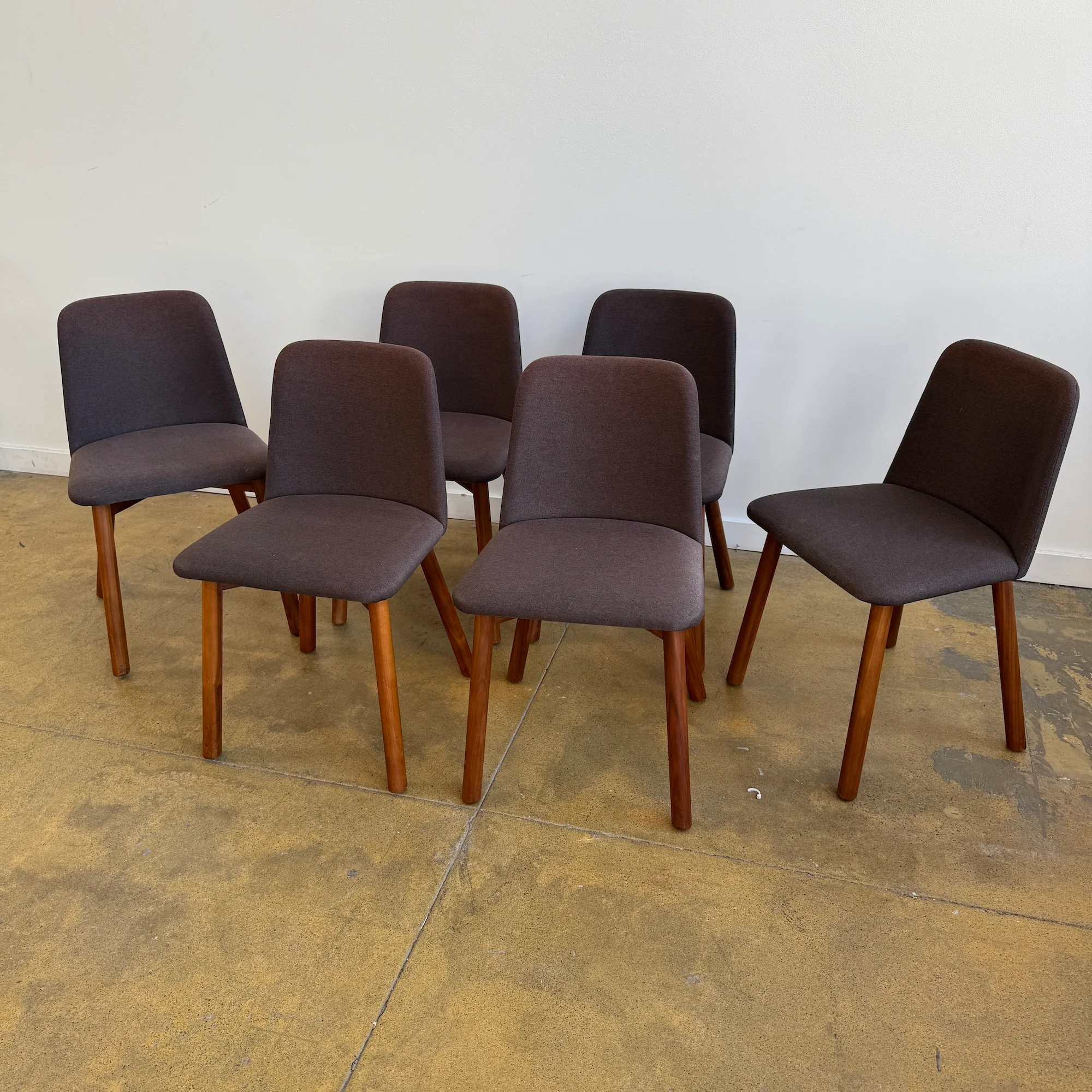 Blu Dot set of 6 "Chip" Dining Chairs - Image 2