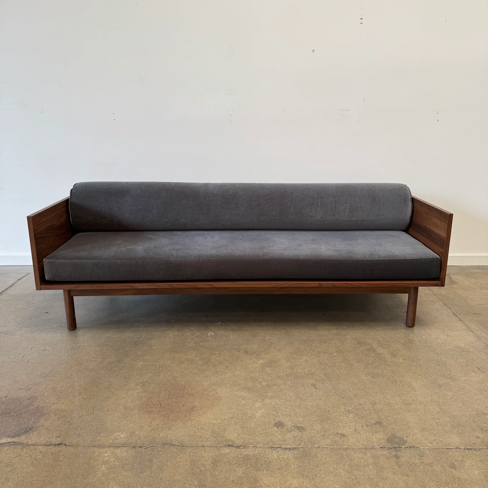 Blu Dot Souvenir Velvet "Bookshelf" Sofa - Image 3
