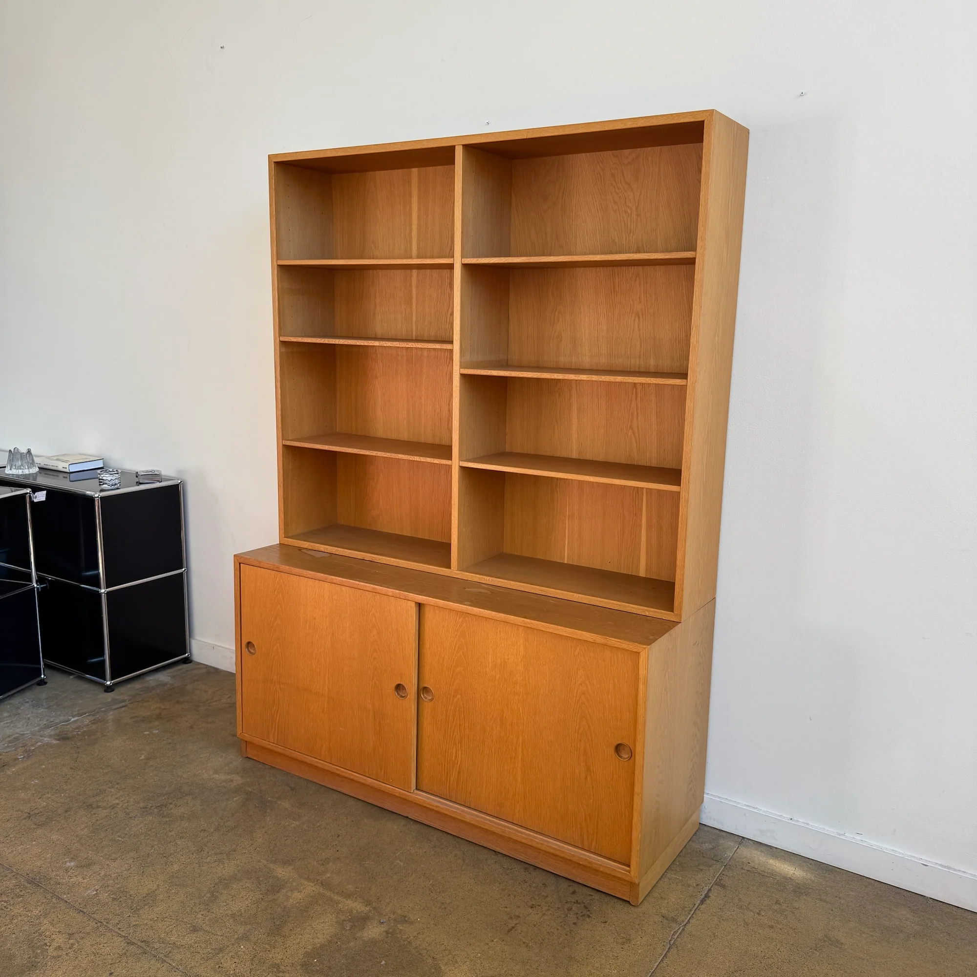 Børge Mogensen Oak Bookcase Cabinet for Søborg Møbler - Image 8