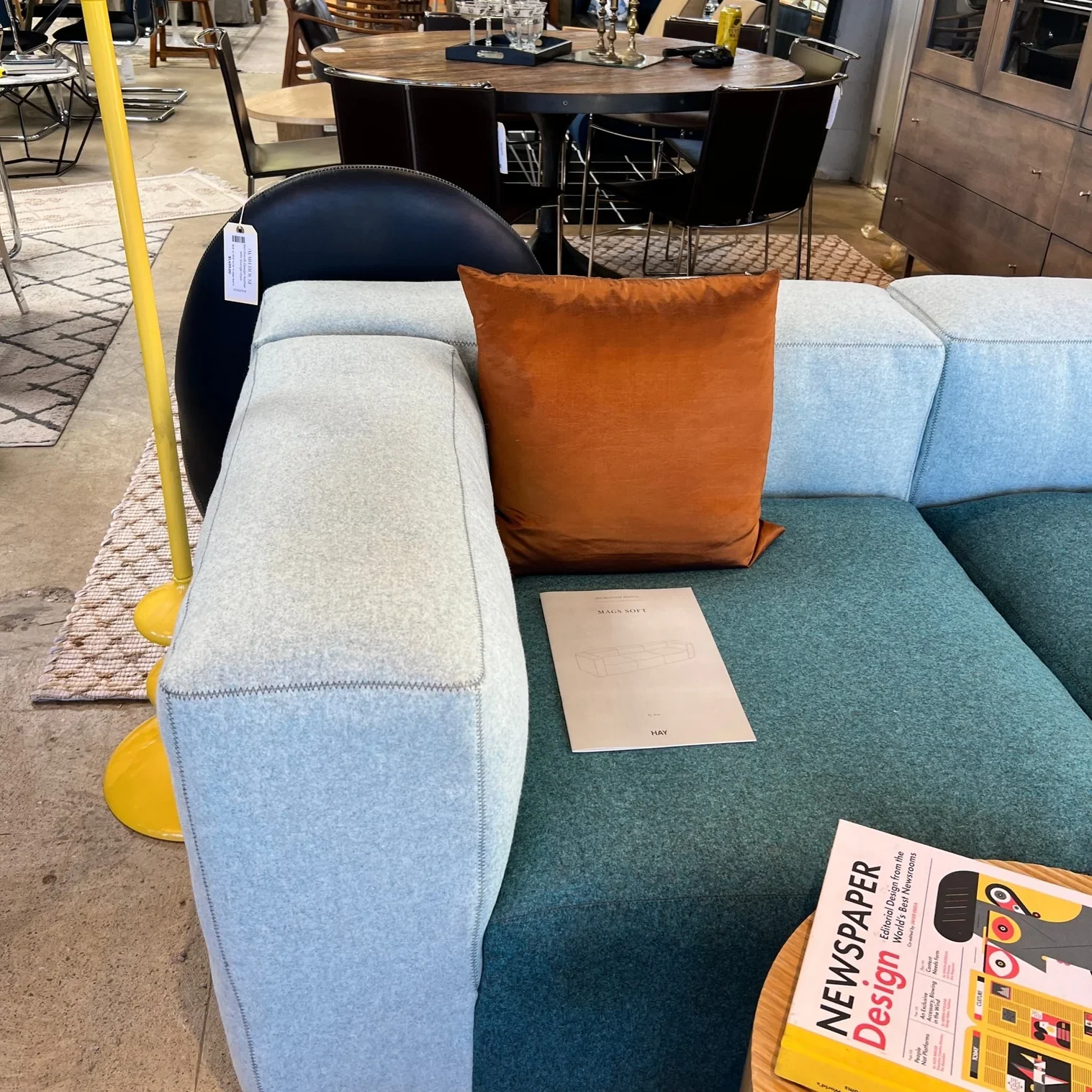 Brand New! Design Within Reach Hay Mags Sofa with ottoman - Image 5