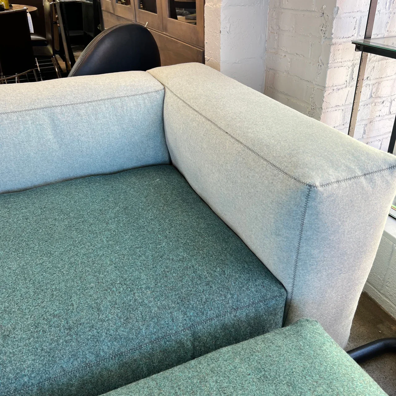 Brand New! Hay Mags Soft Sofa with ottoman - Divina fabric by Kvadrat - Image 3