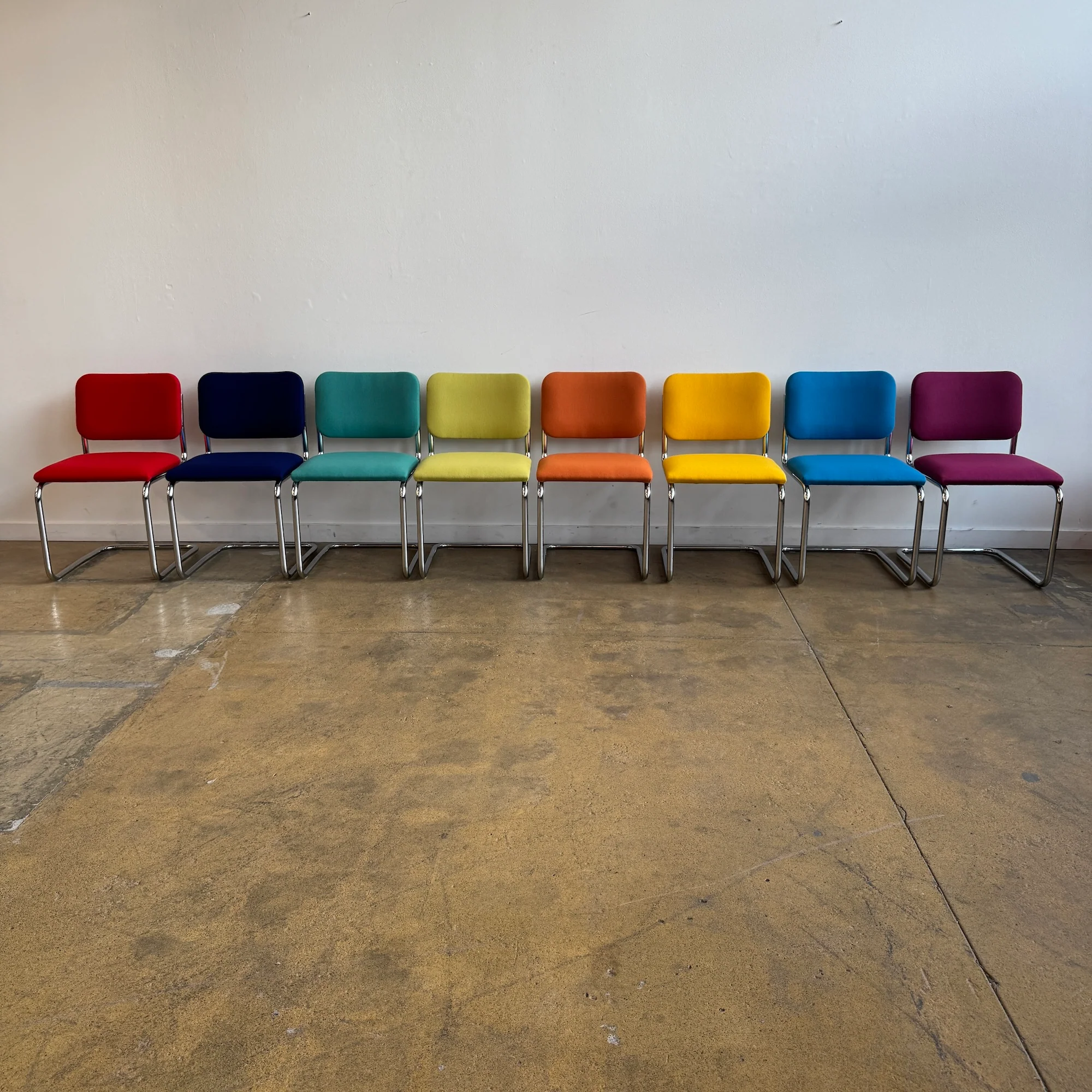 Brand New! Knoll Cesca 8 Dining Chairs by Mercel Breuer - Image 3