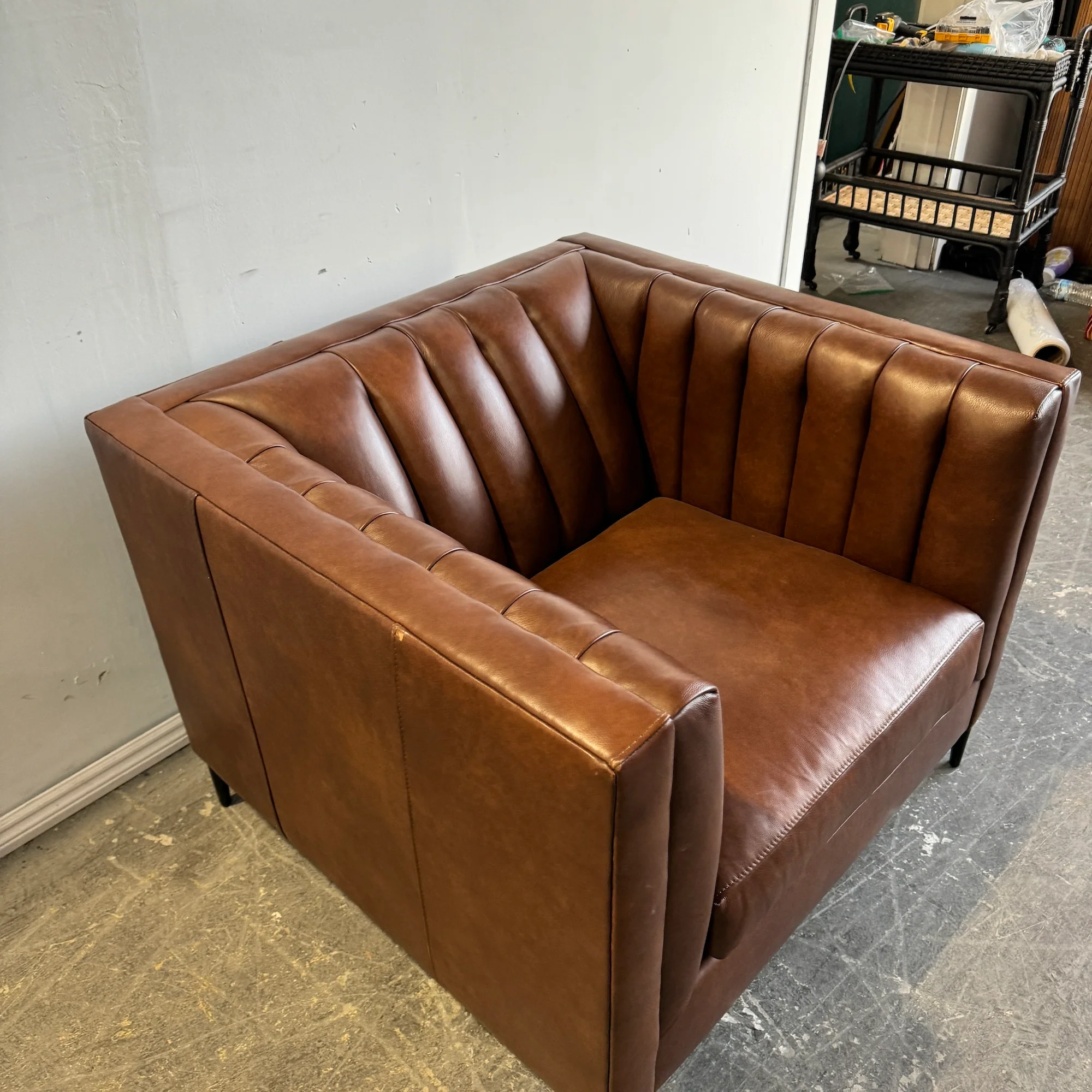 CoCoCo Clark Leather Lounge Chair - Image 4