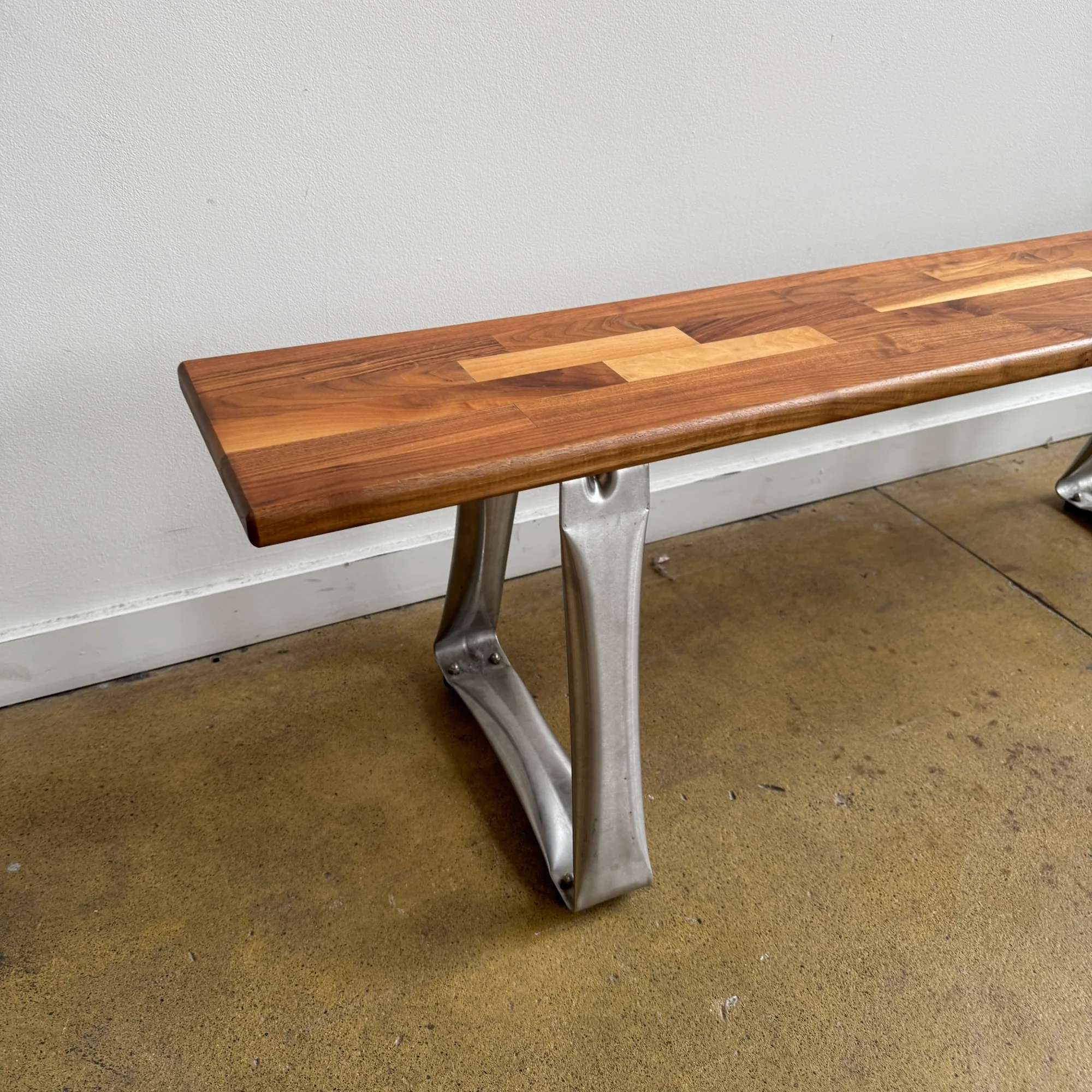Custom wood bench - Image 5