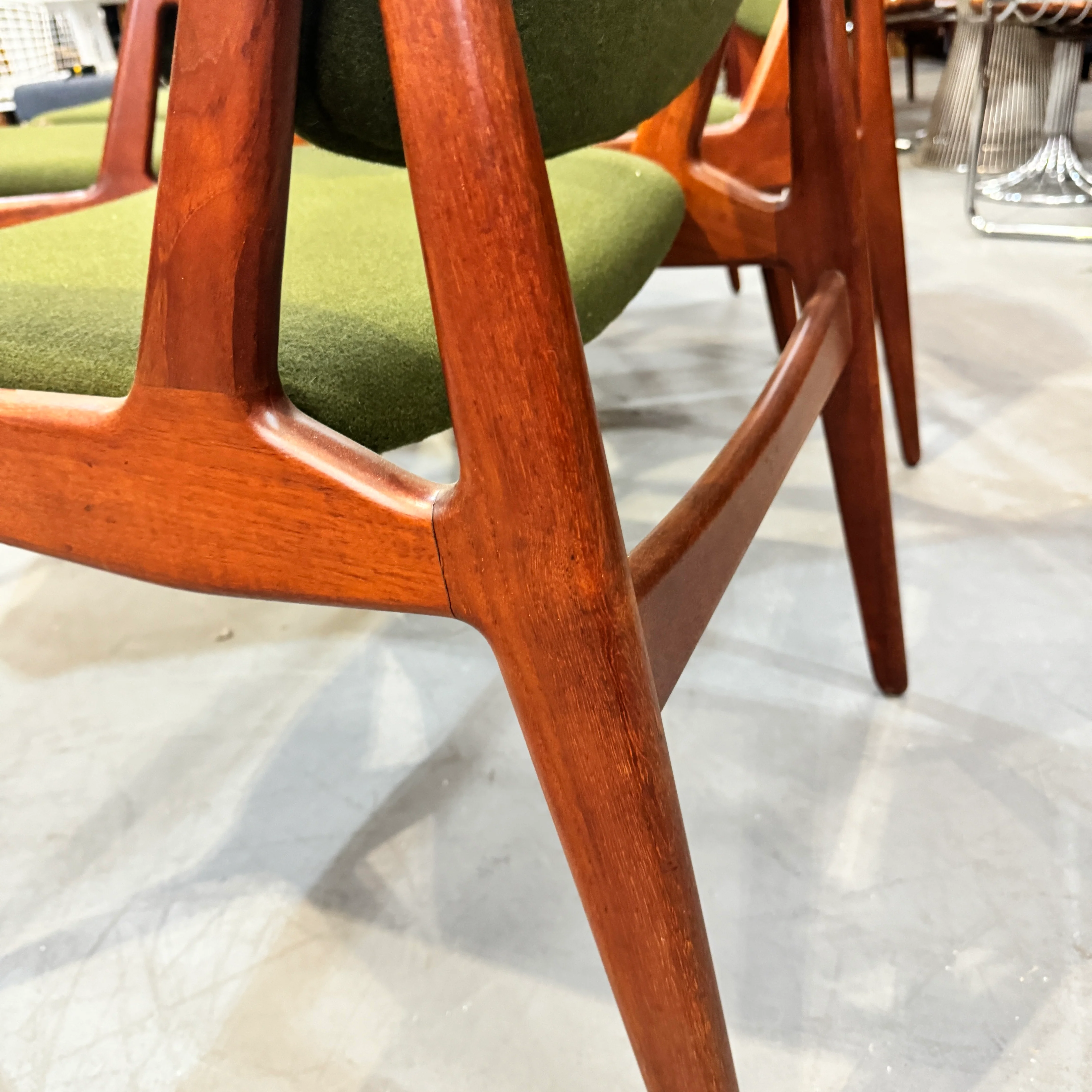 Danish Arne Vodder Set of Six Ella Dining Chairs - Image 8