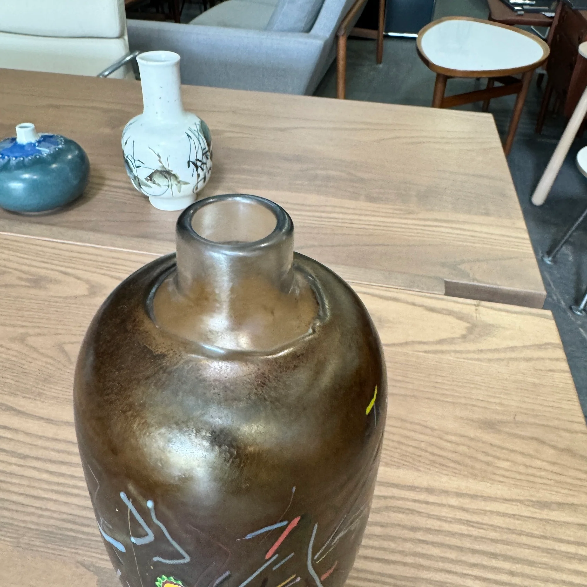 Danish Ceramic Kosta Boda “Tornado” from Bertil Vallien Artist Collection - Image 5