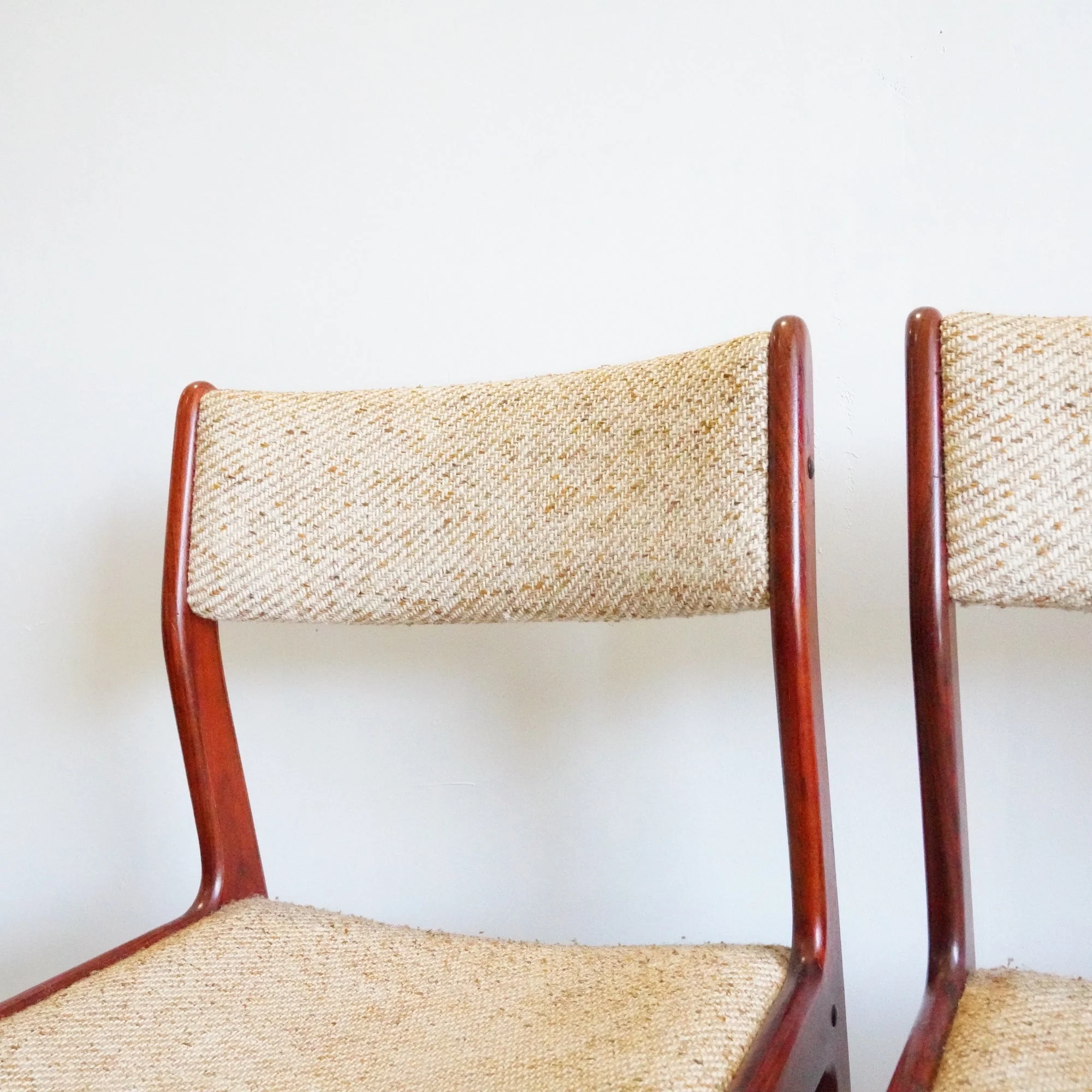 Danish Farso Stolefabrik Rosewood set of 4 Dining Chairs - Image 5