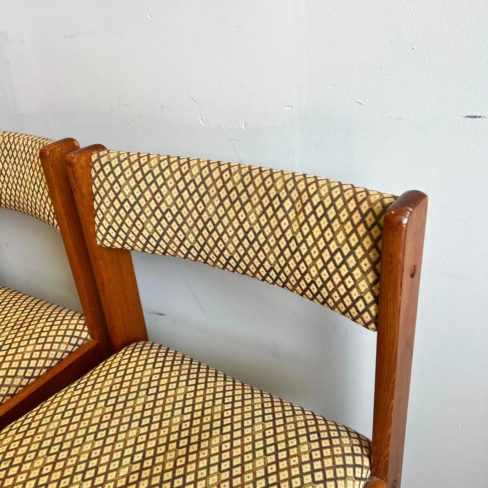 Danish Farso Stolefabrik set of 4 teak wood dining chairs - Image 7