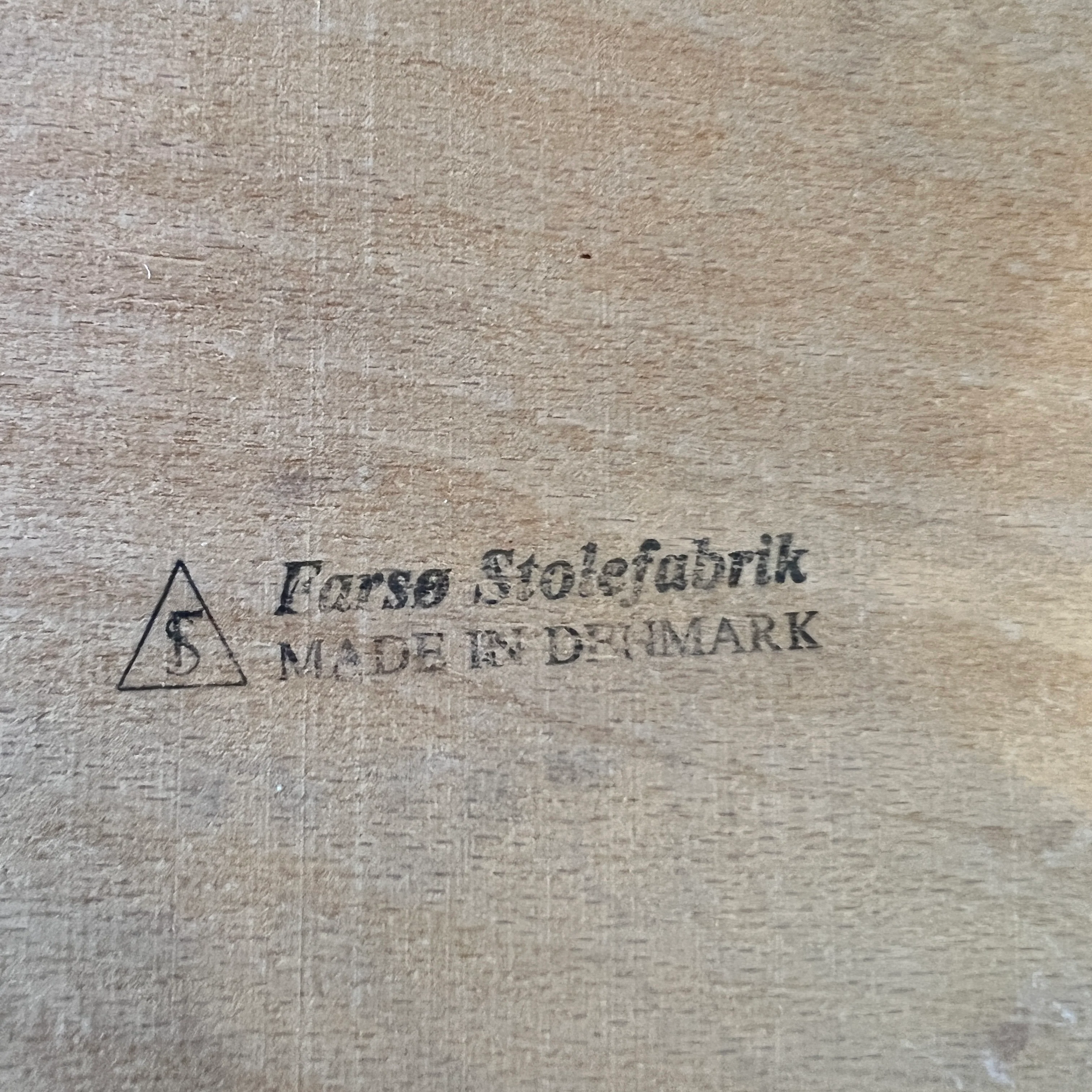 Danish Farso Stolefabrik set of 4 teak wood dining chairs - Image 8
