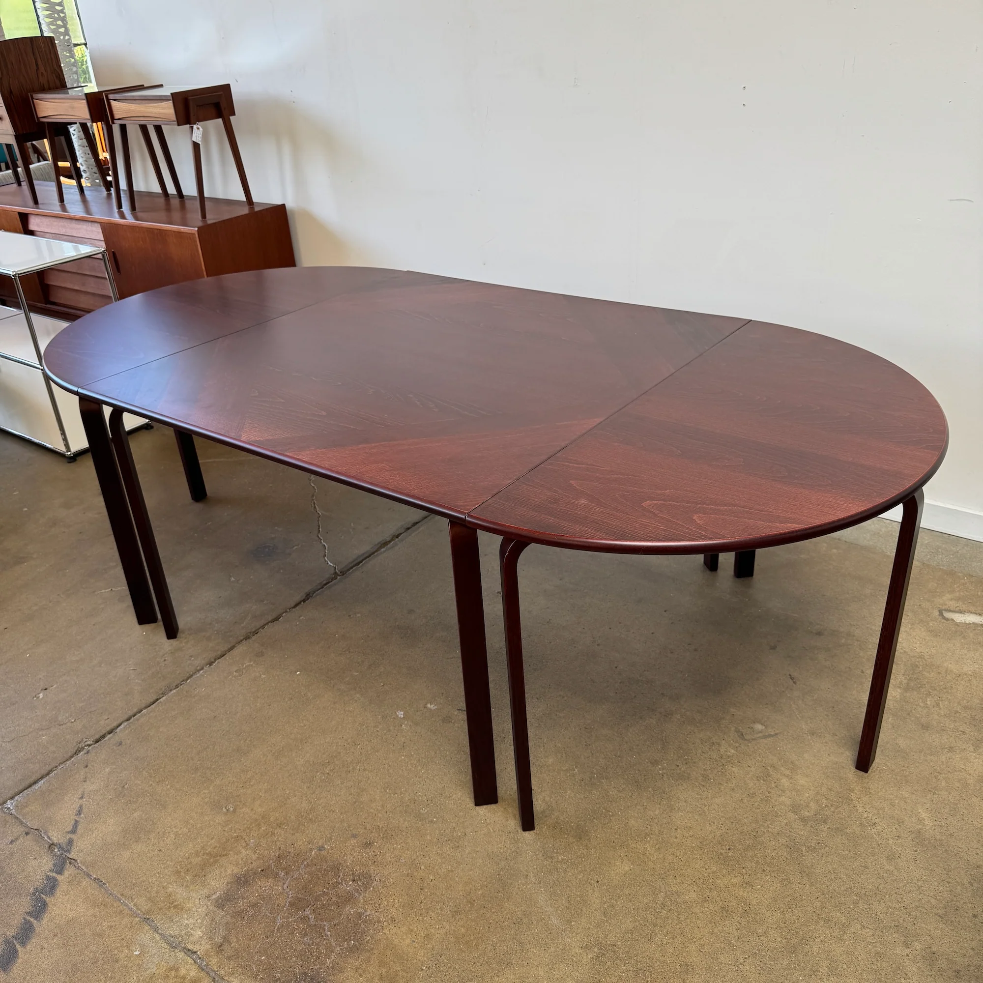 Danish Farstrup Møbler Cherrywood Expandable Table - Image 8