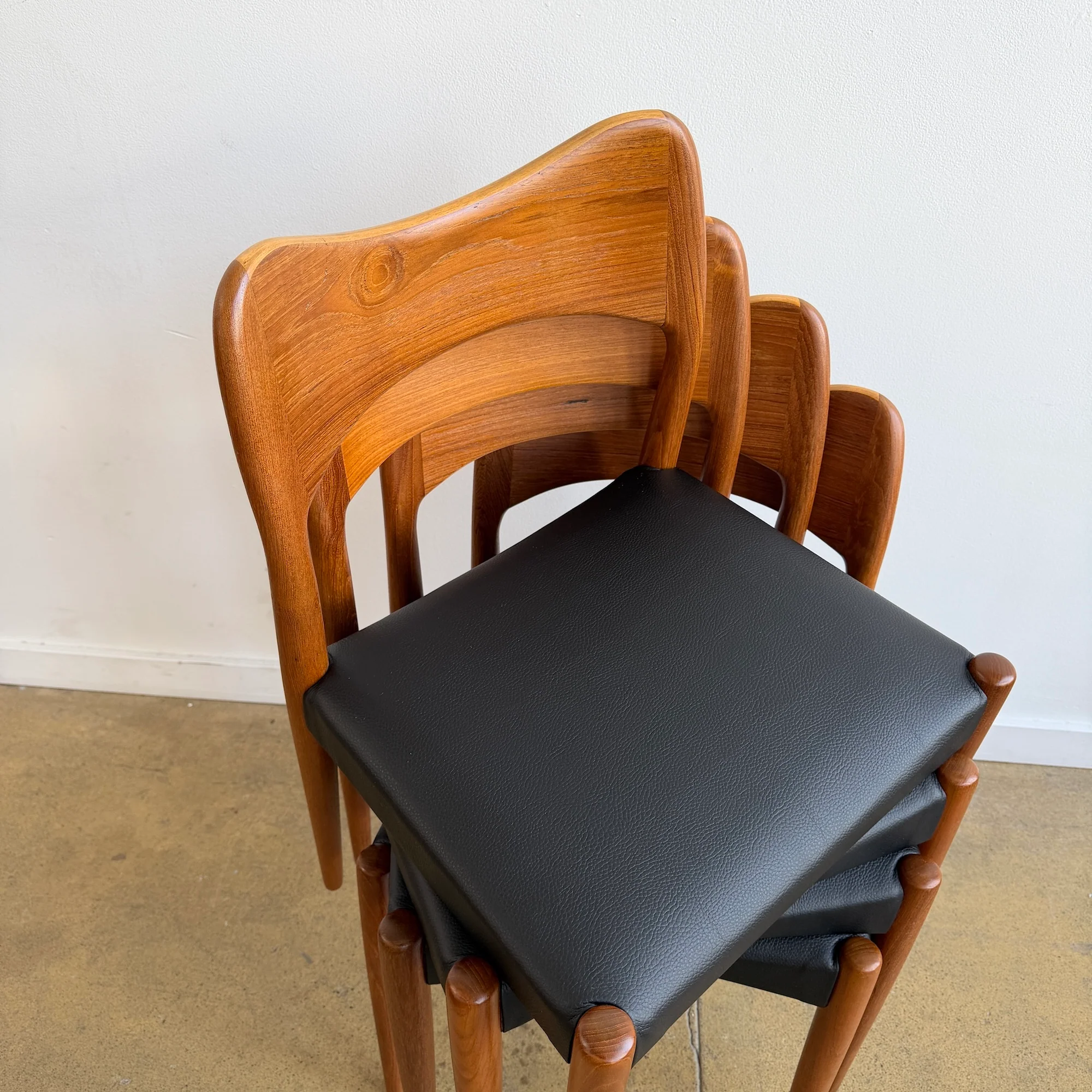 Danish Modern Arne Hovmand Olsen Dining Chairs for Mogens Kold (Fully Restored) - Image 8