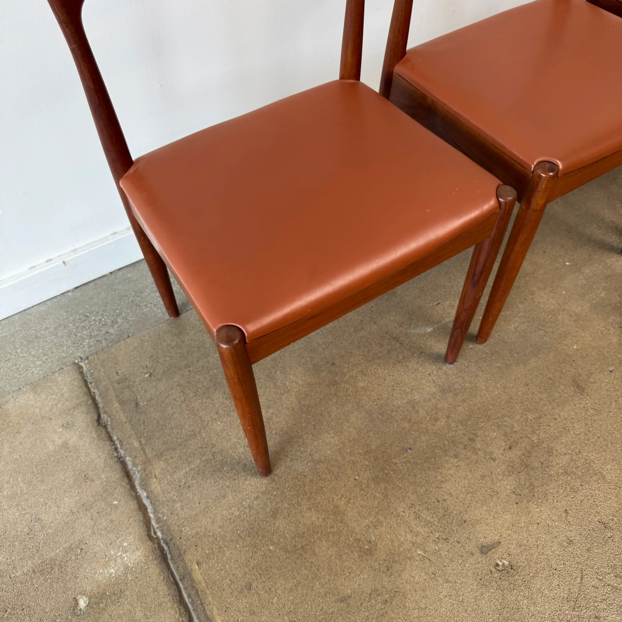 Danish Modern Arne Vodder for Vamo Sønderborg – Set of 4 Teak Dining Chairs, 1960s - Image 4