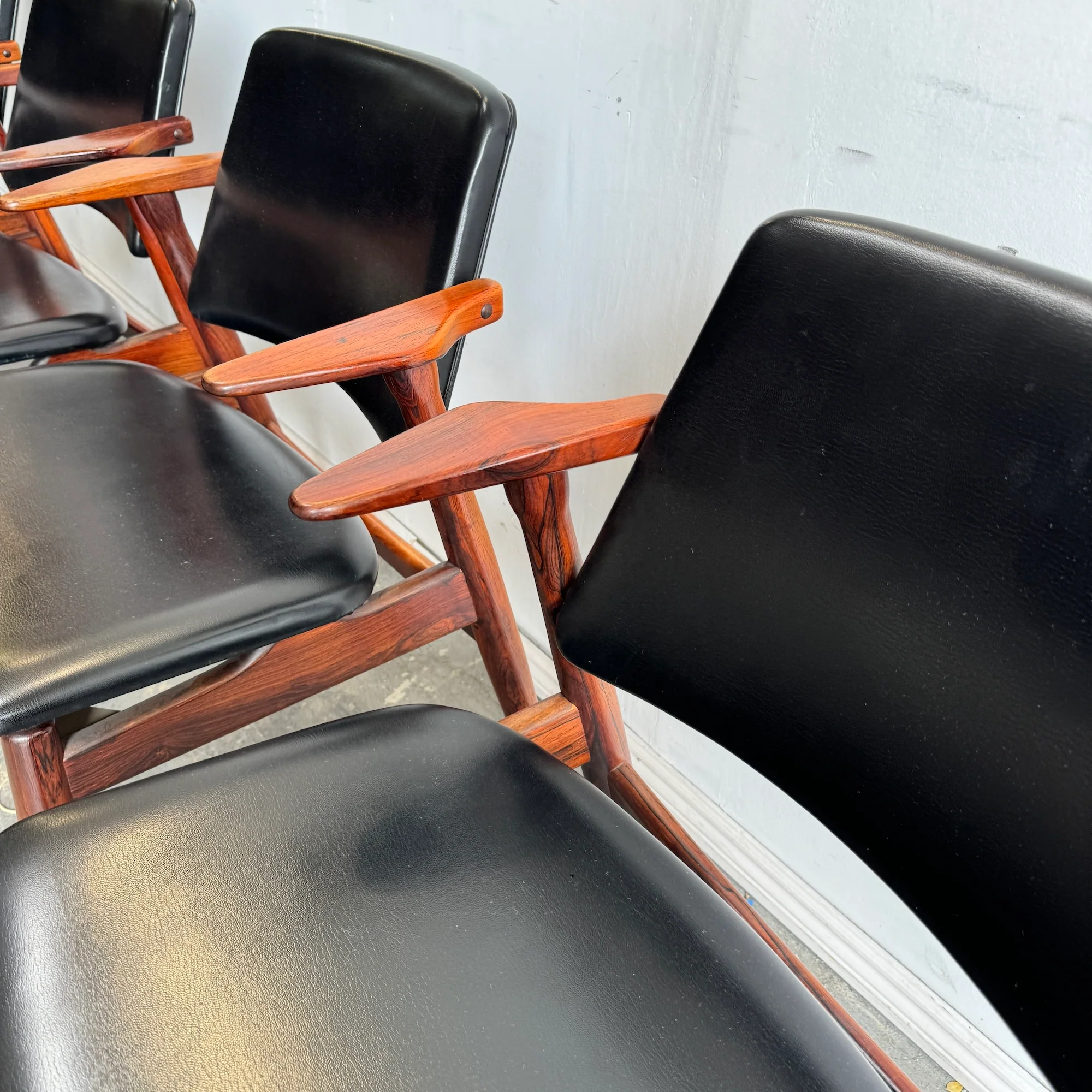 Danish Modern Arne Vodder model 62A in rosewood Sibast Mobler - Image 7