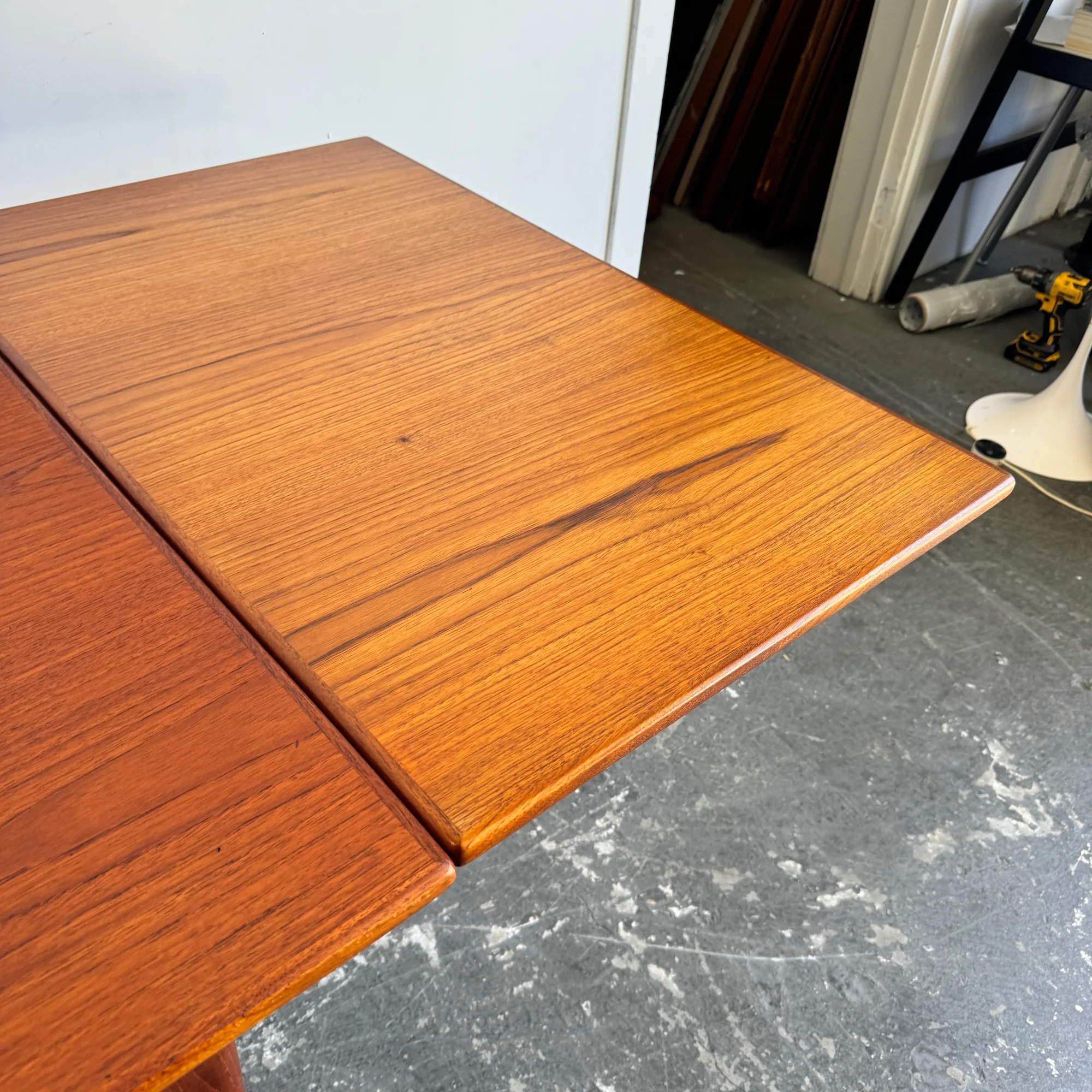 Danish Modern AT-312 Teak Expandable Table by Hans J. Wegner for Andreas Tuck - Image 9
