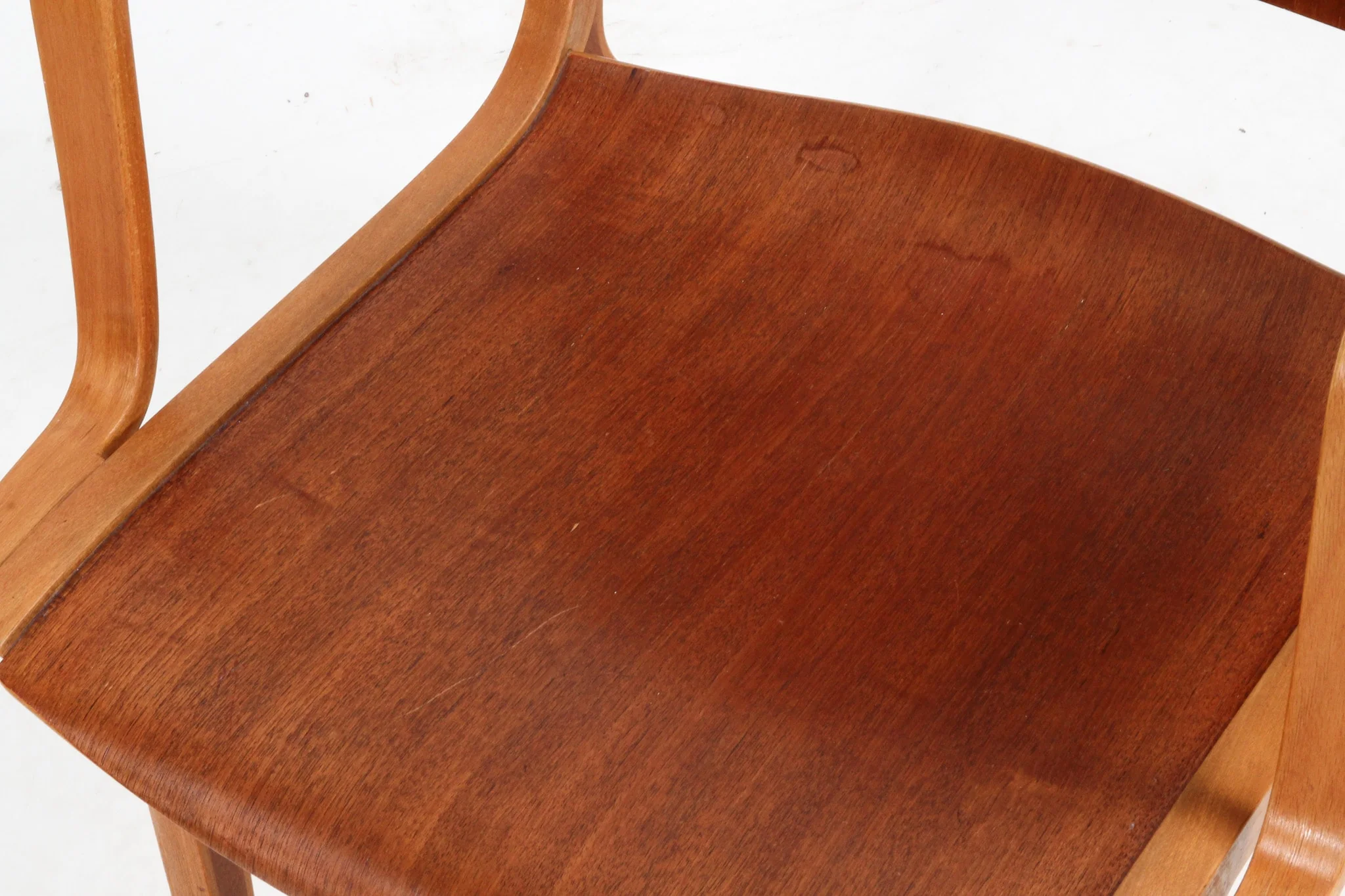 Danish Modern Ax Arm Chair by Peter Hvidt & Orla Mølgaard Nielsen - Image 4