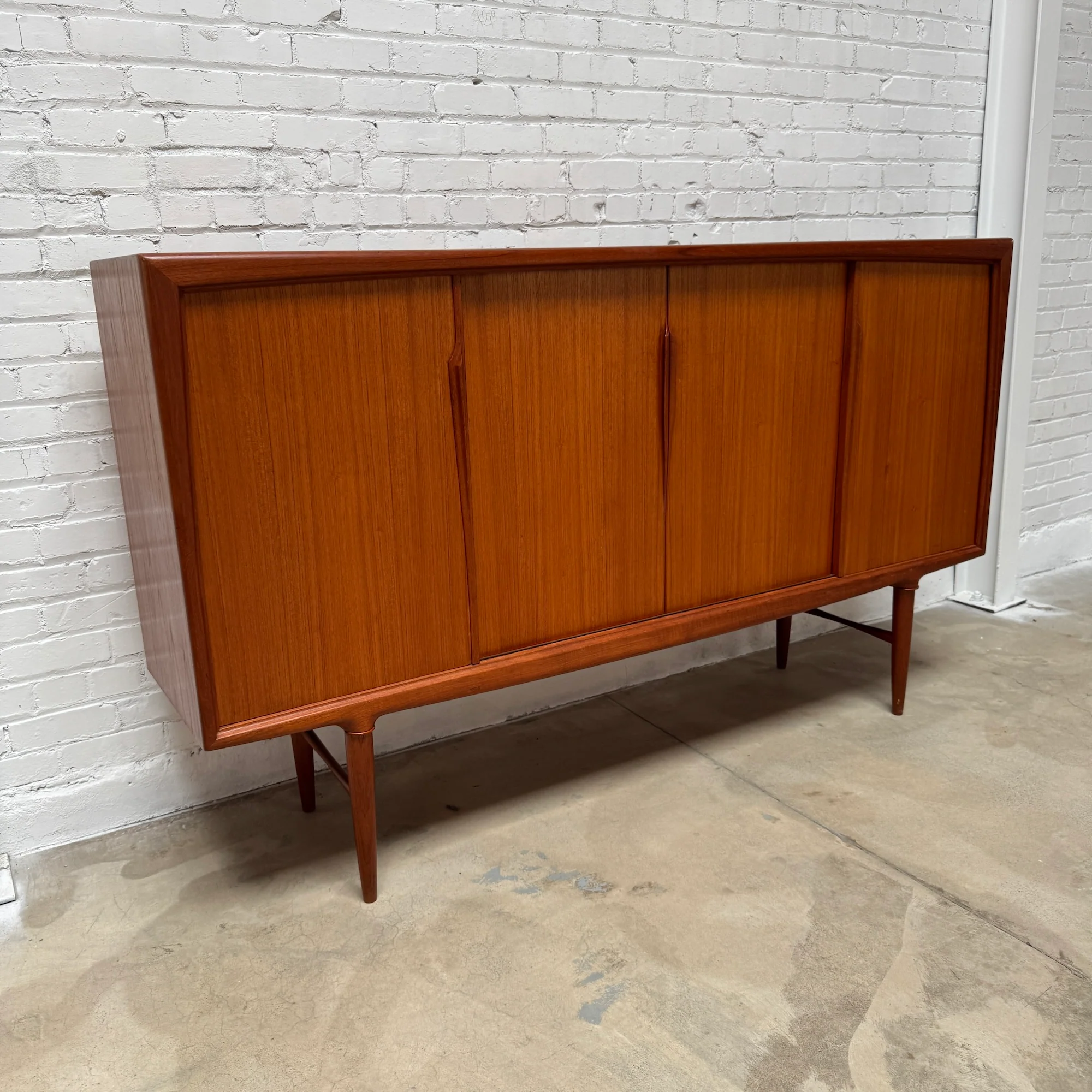 Danish Modern Axel Christensen Large Teak Sideboard by Aco Møbler - Image 3