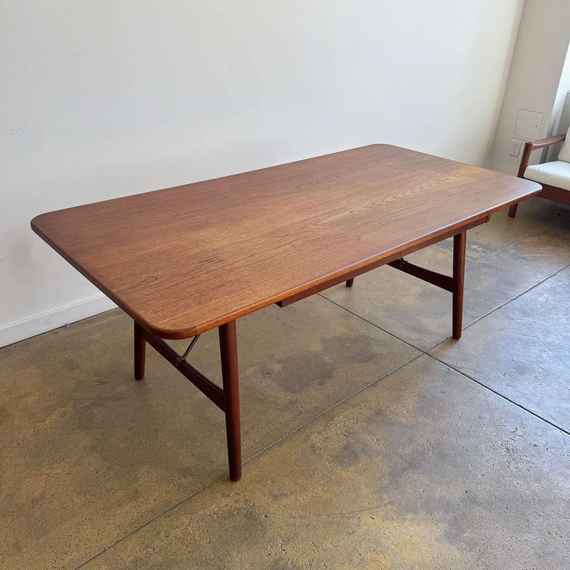 Danish Modern Børge Mogensen Hunting Teak Dining Table for Søborg - Image 2