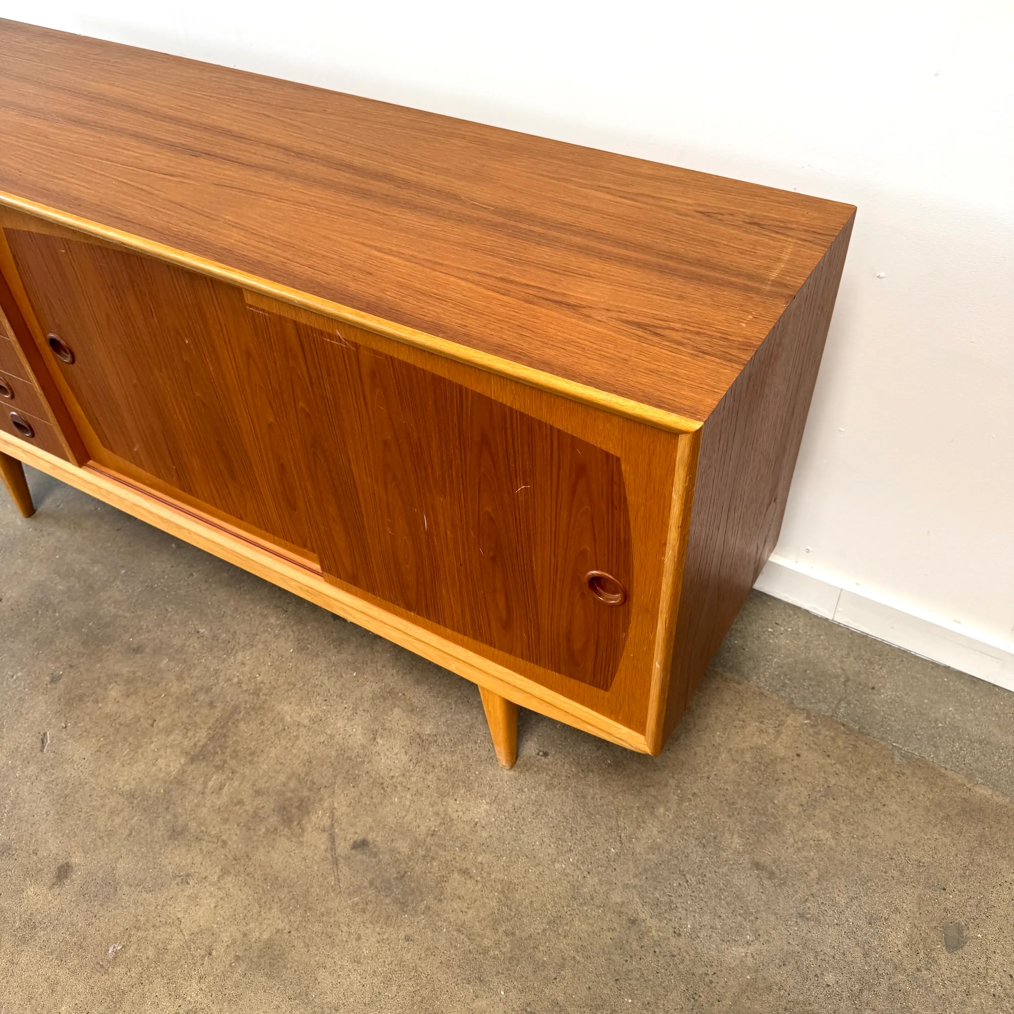 Danish Modern “Borgia” Teak & Oak Sideboard by IKEA, 1950s - Image 6