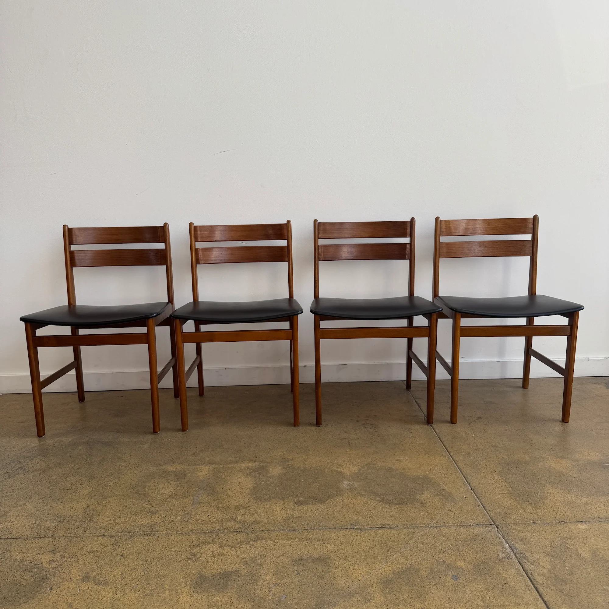 Danish Modern BS Design Dining chairs by BS Møbler