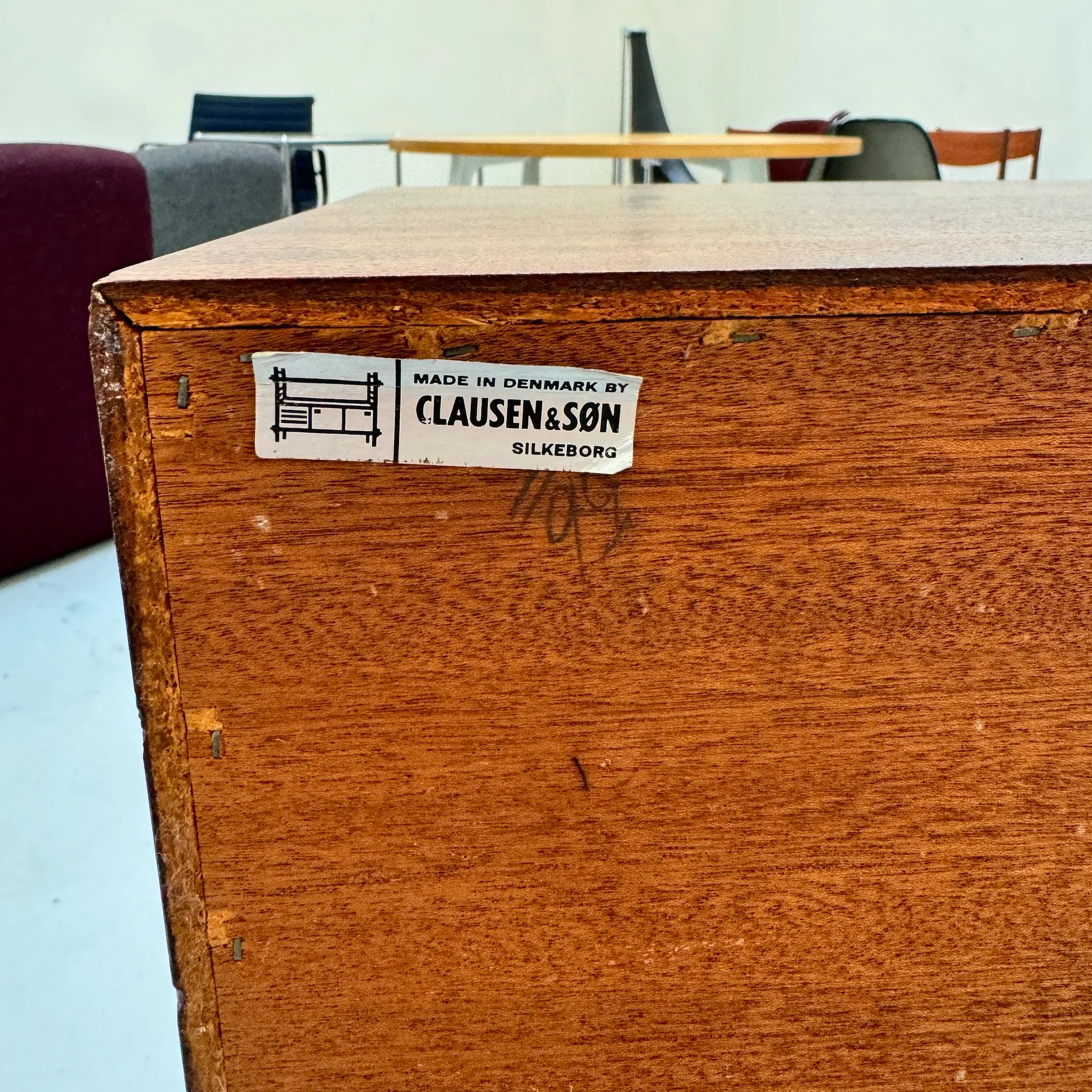 Danish Modern Clausen & Son Rosewood Sideboard - Image 10
