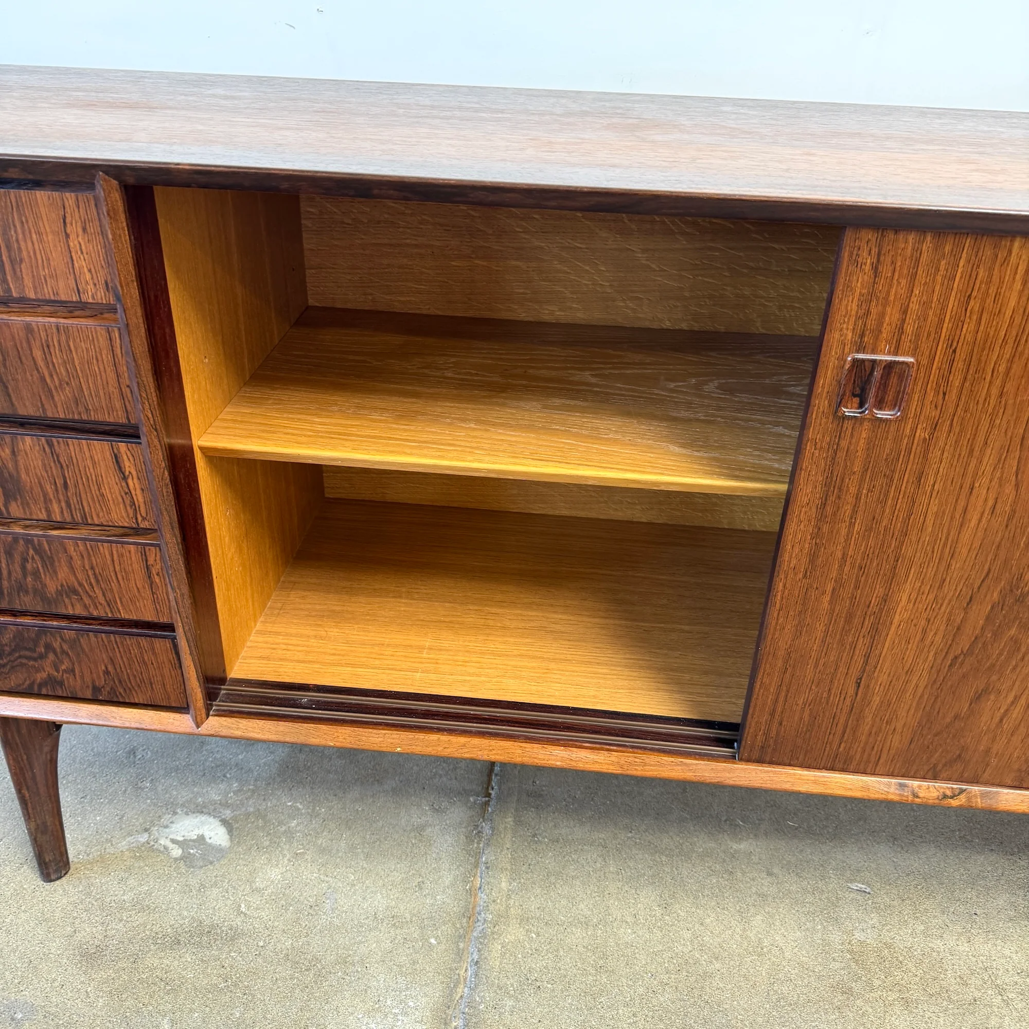 Danish Modern Erik Buch Brazilian Rosewood Sideboard by Oddense Maskinsnedkeri - Image 7