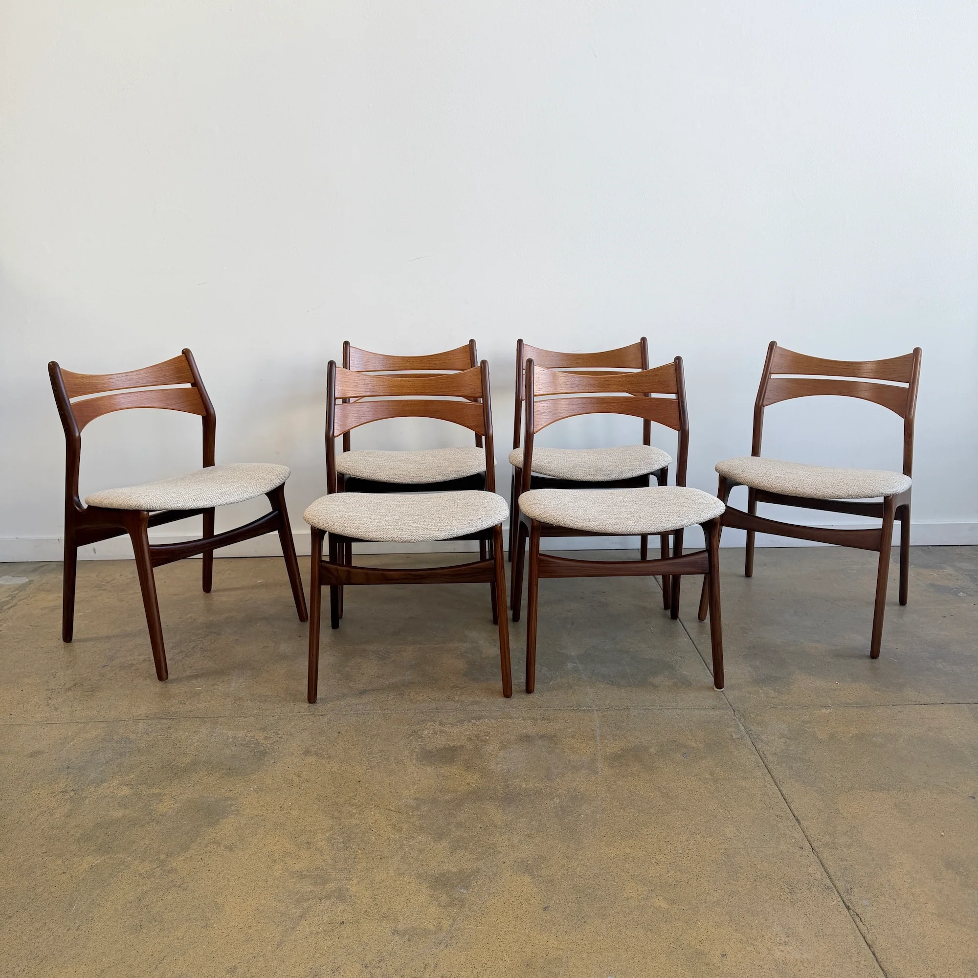 Danish Modern Erik Buch Model 310 Teak dining chairs - Set of 6 - Image 2