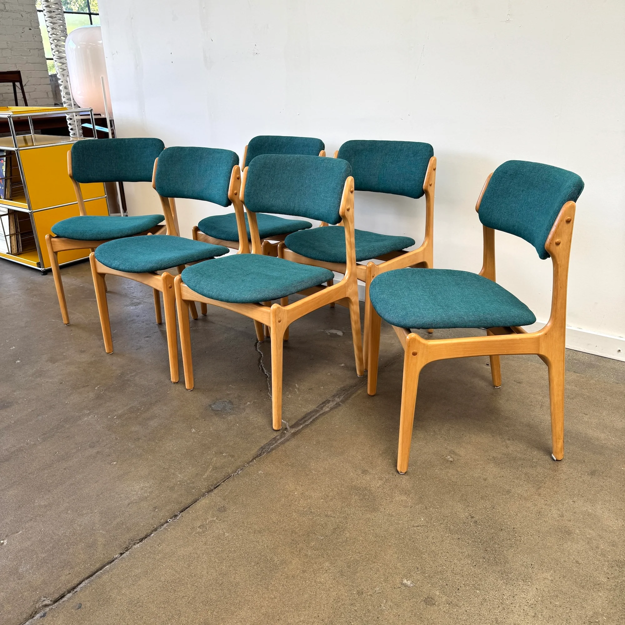 Danish Modern Erik Buch Model 49 Oakwood Dining chairs - Image 2